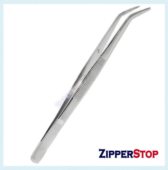 Deluxe Bent Tweezer 6"
