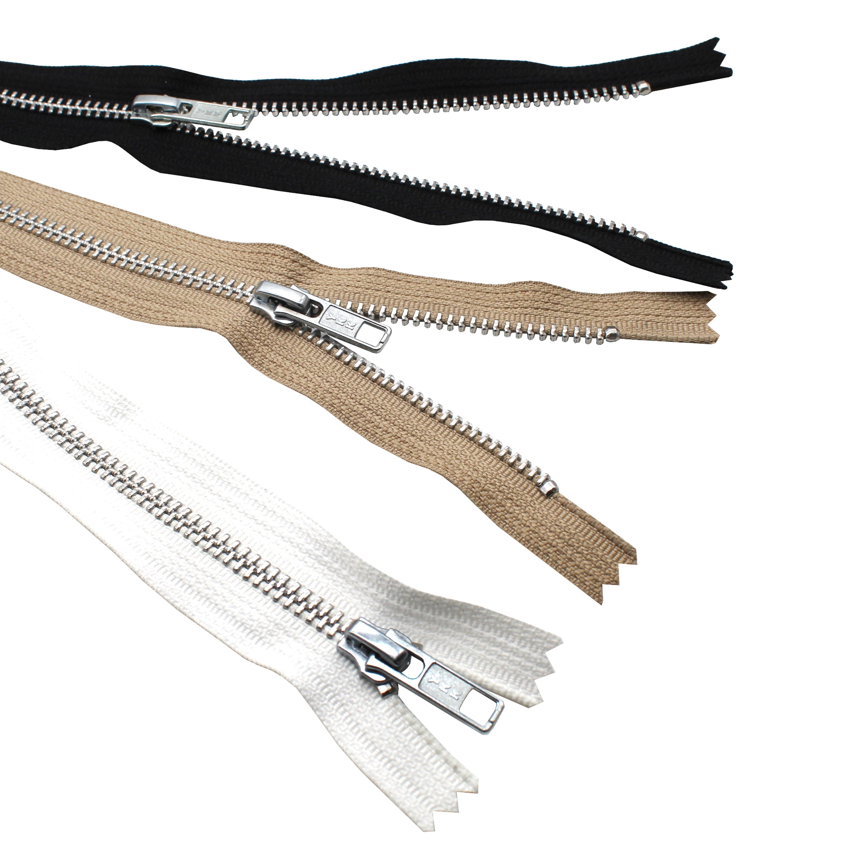 YKK #5 Aluminum Metal - Closed Bottom - 36" to 120"