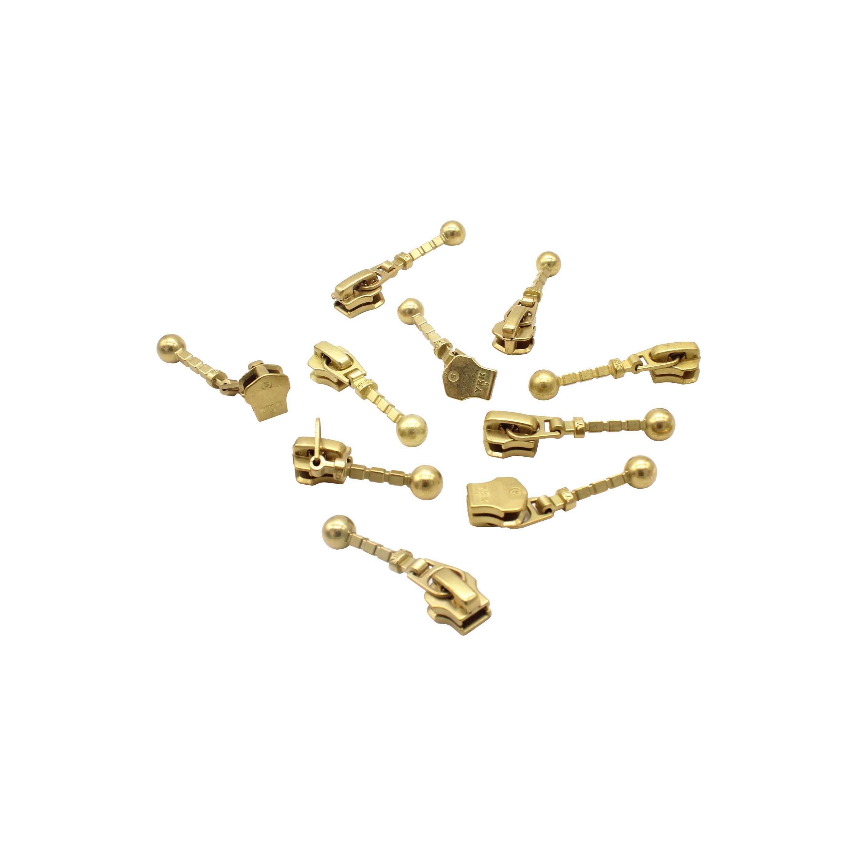 YKK  #5 Brass Foxtail Slider