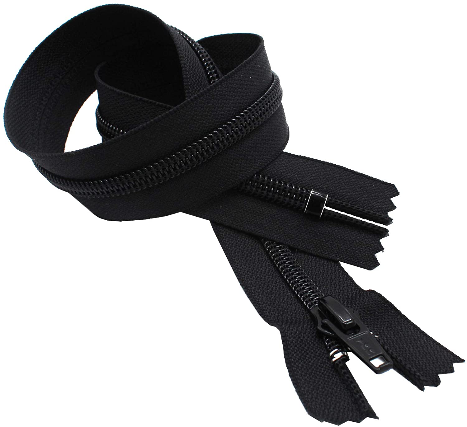 YKK #5 Nylon Coil Boot Zipper - Closed Bottom