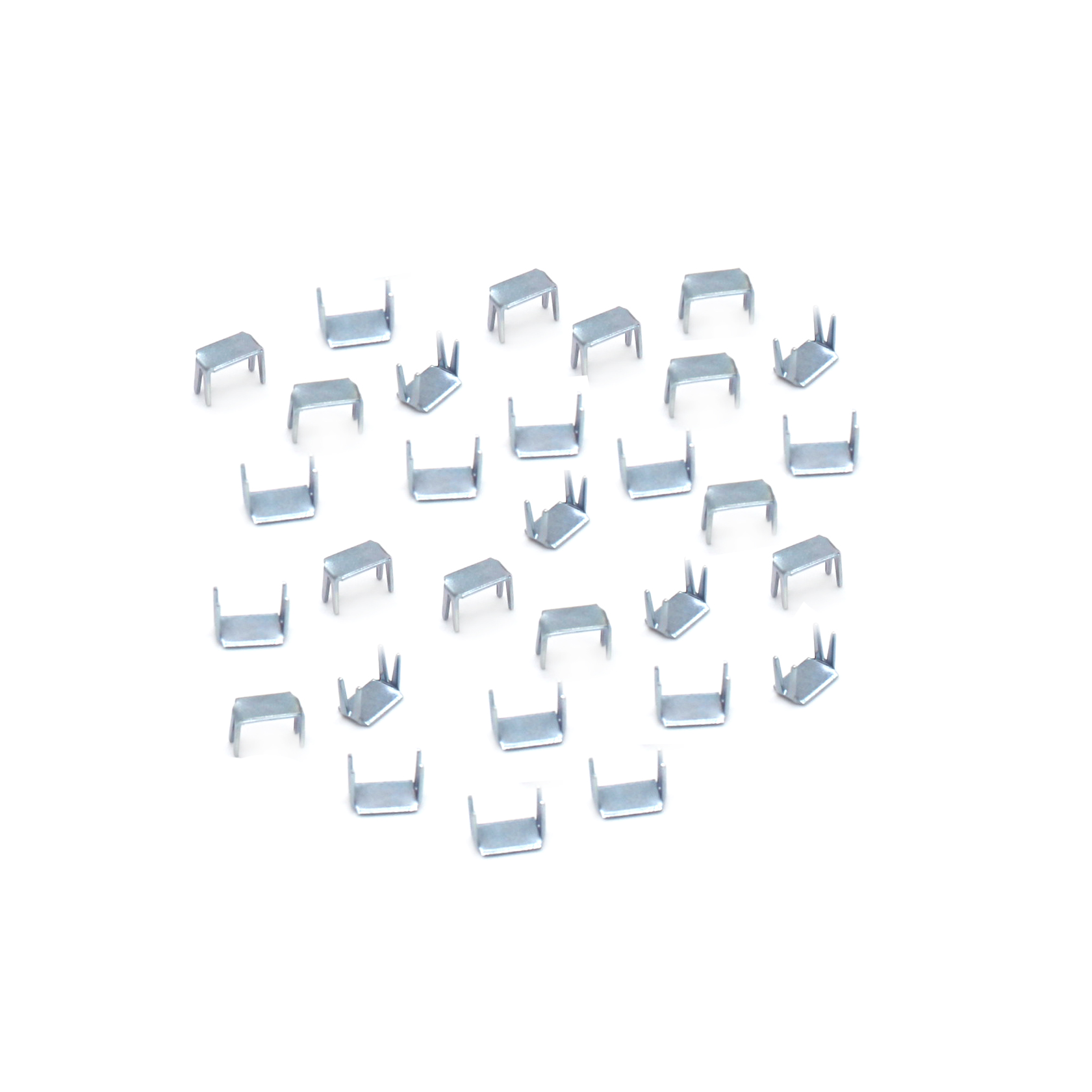 YKK Nickel Bottom Stops - 30 Per Pack