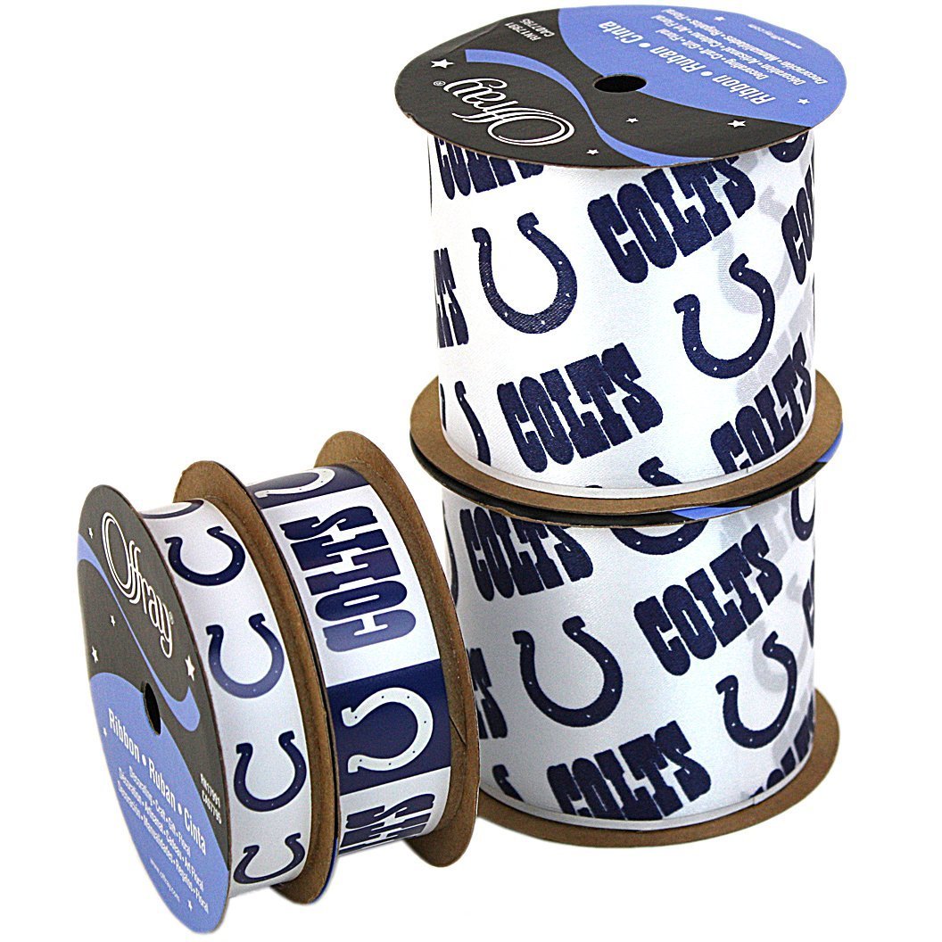 Colts NFL Printed Ribbon