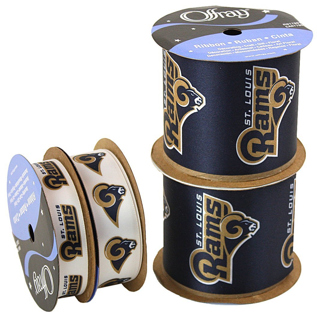 Rams NFL Printed Ribbon
