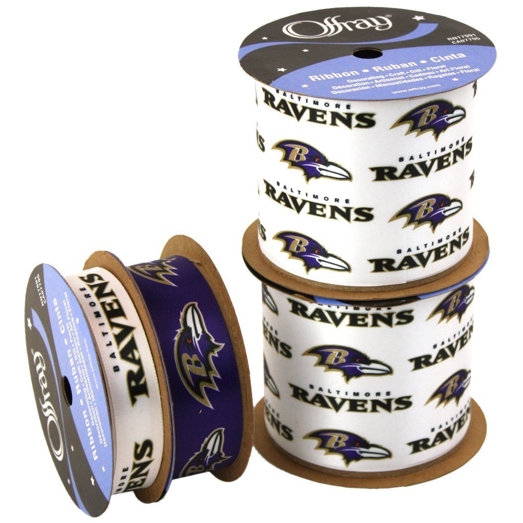 Ravens NFL Printed Ribbon