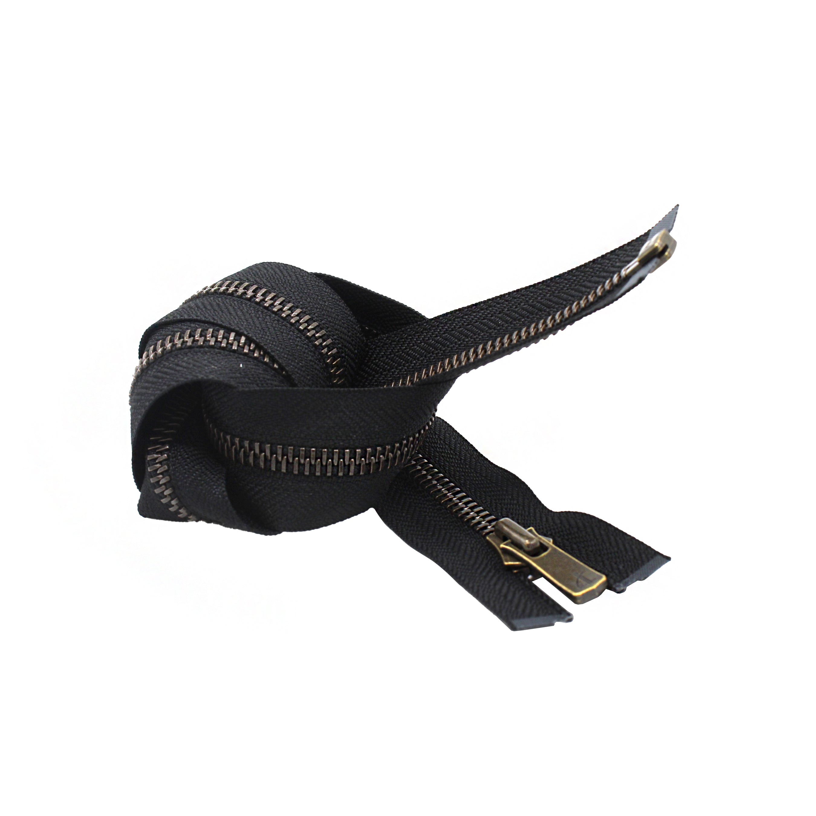 YKK #5 Excella Antique Brass Zipper - Separating