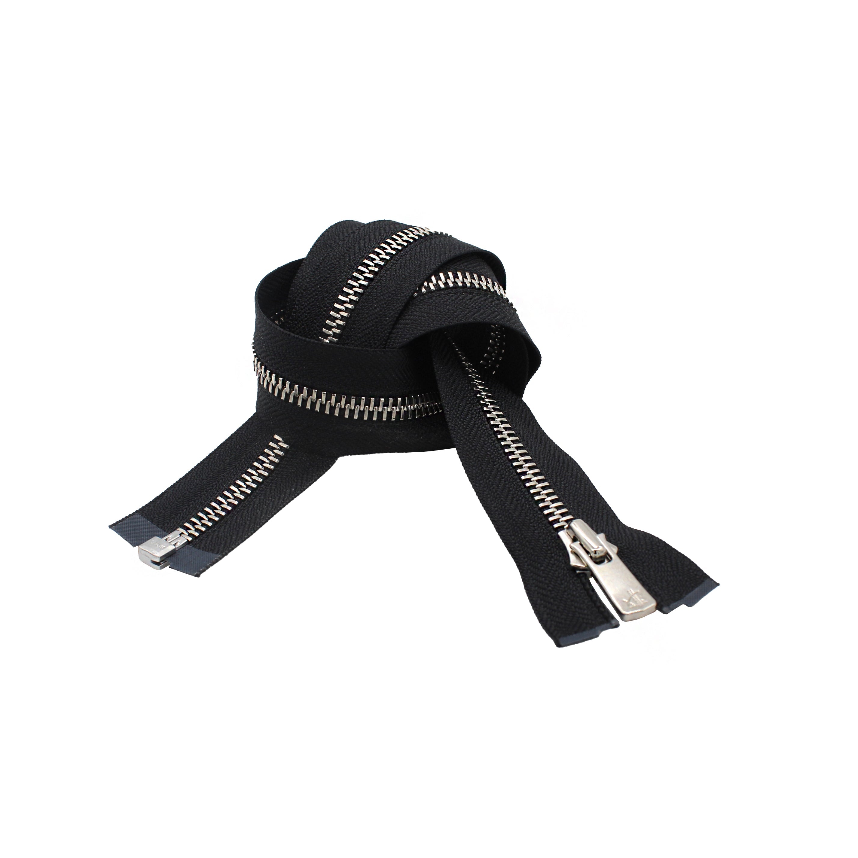 YKK #5 Excella Nickel Zipper - Separating Bottom