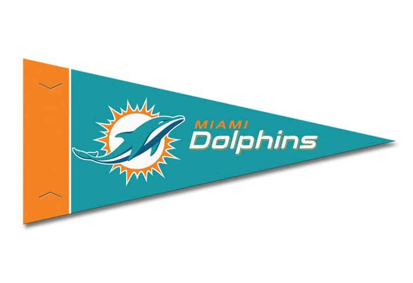 Miami Dolphins Mini Pennant