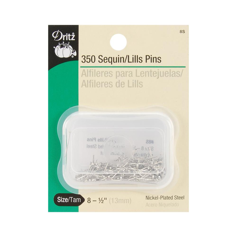 Dritz 8S Sequin/Lills Pins, 1/2-Inch (350-Count)