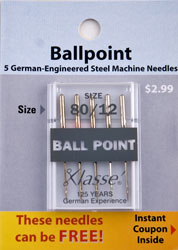 KLASSE BALL POINT 5PK SZ 80/12