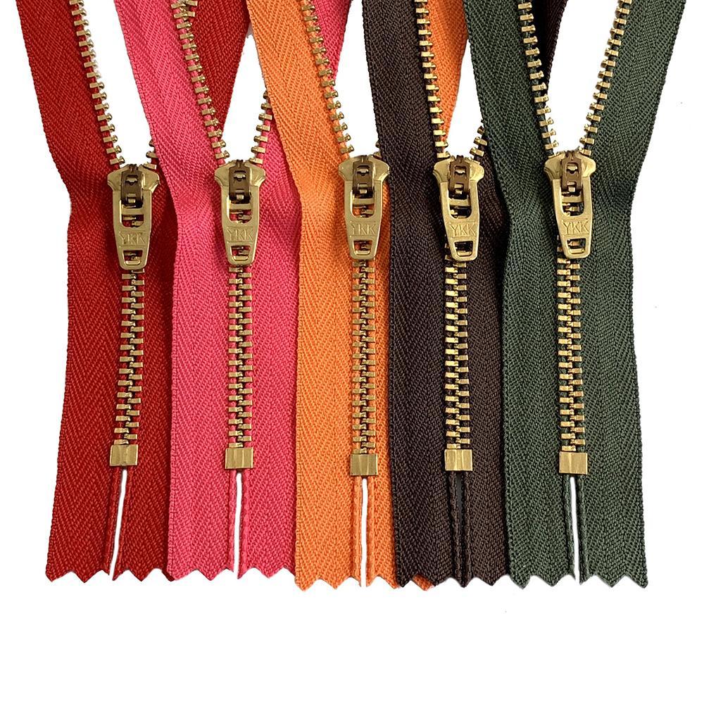 YKK #4.5 Pants Brass Zippers - Stock Colors 2