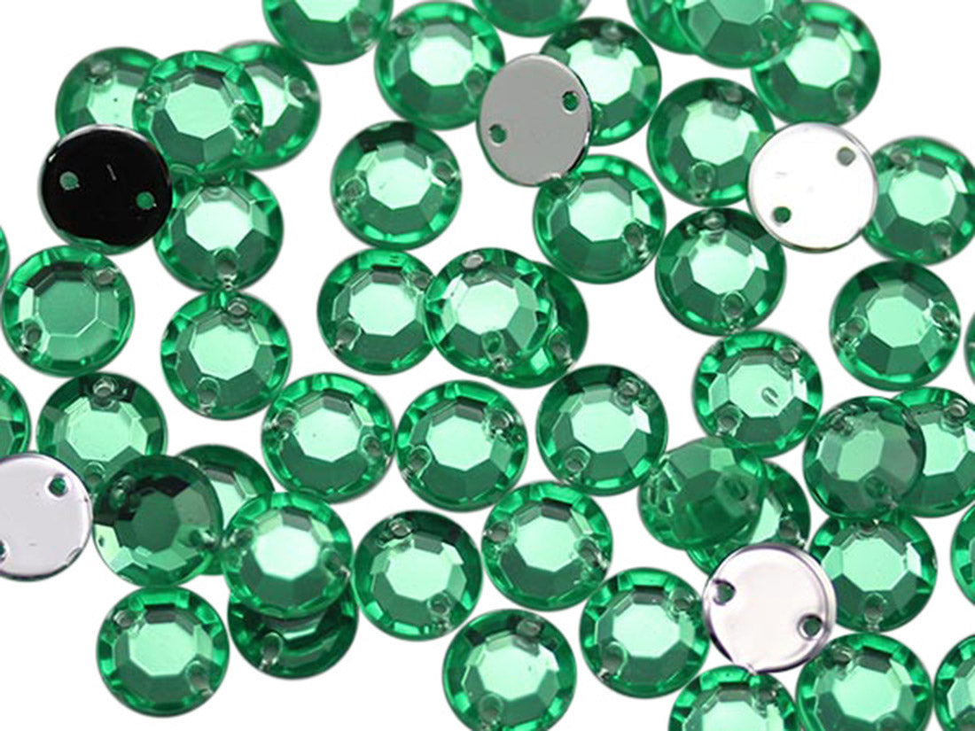 Green Peridot Sew On Rhinestones
