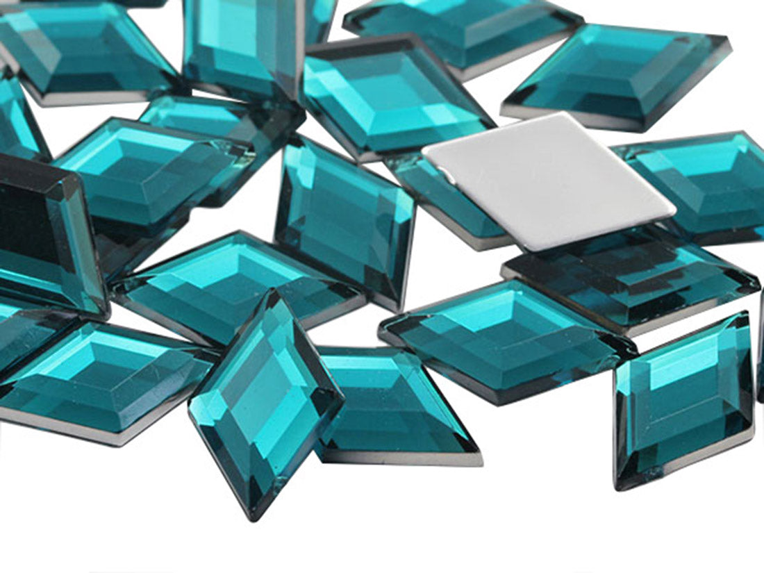 Blue Aquamarine Flat Back Diamond Gems