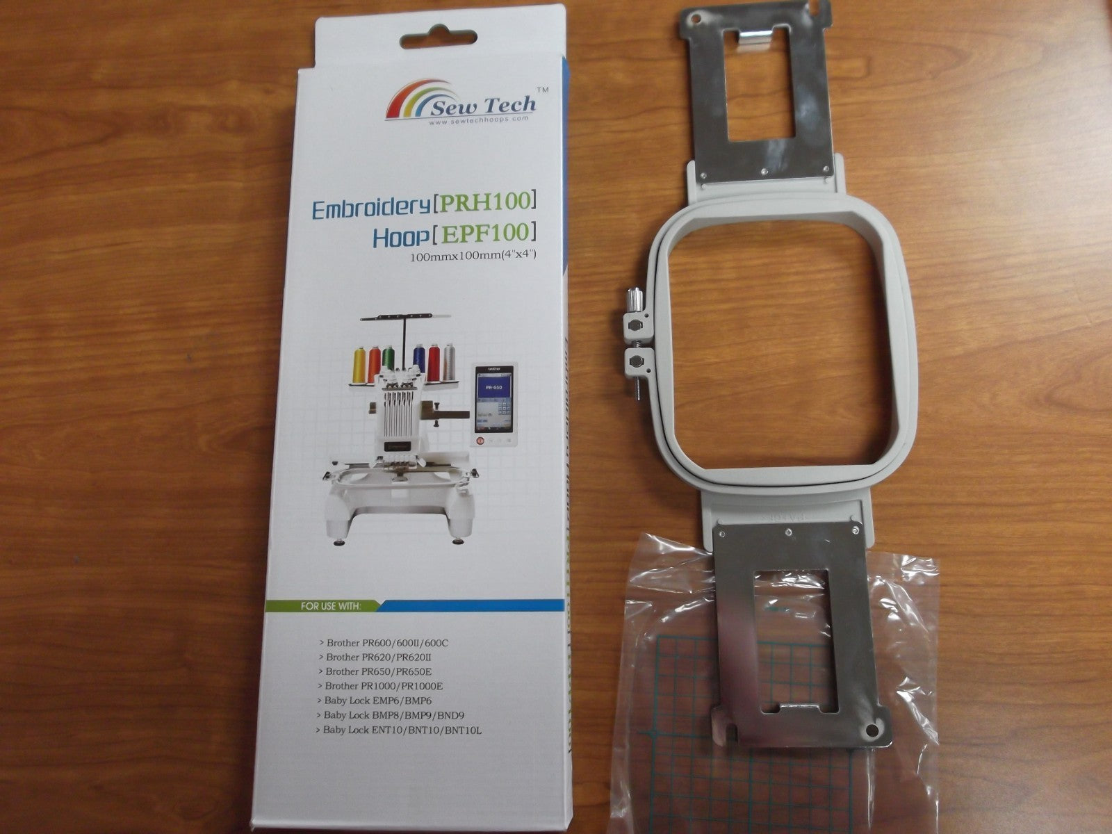Brother Embroidery Hoop Replacement 4 x 4 100cm x 100cm  For PR 100 Series and PR 1000 PRH100 match