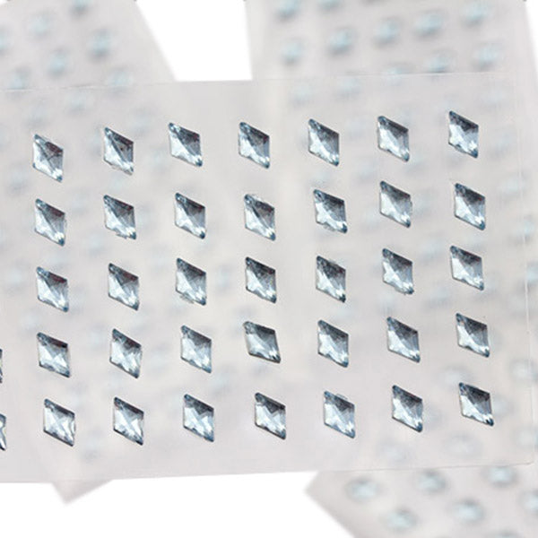 Blue Diamond Stick On Gems - 6x4mm - 250 Pieces