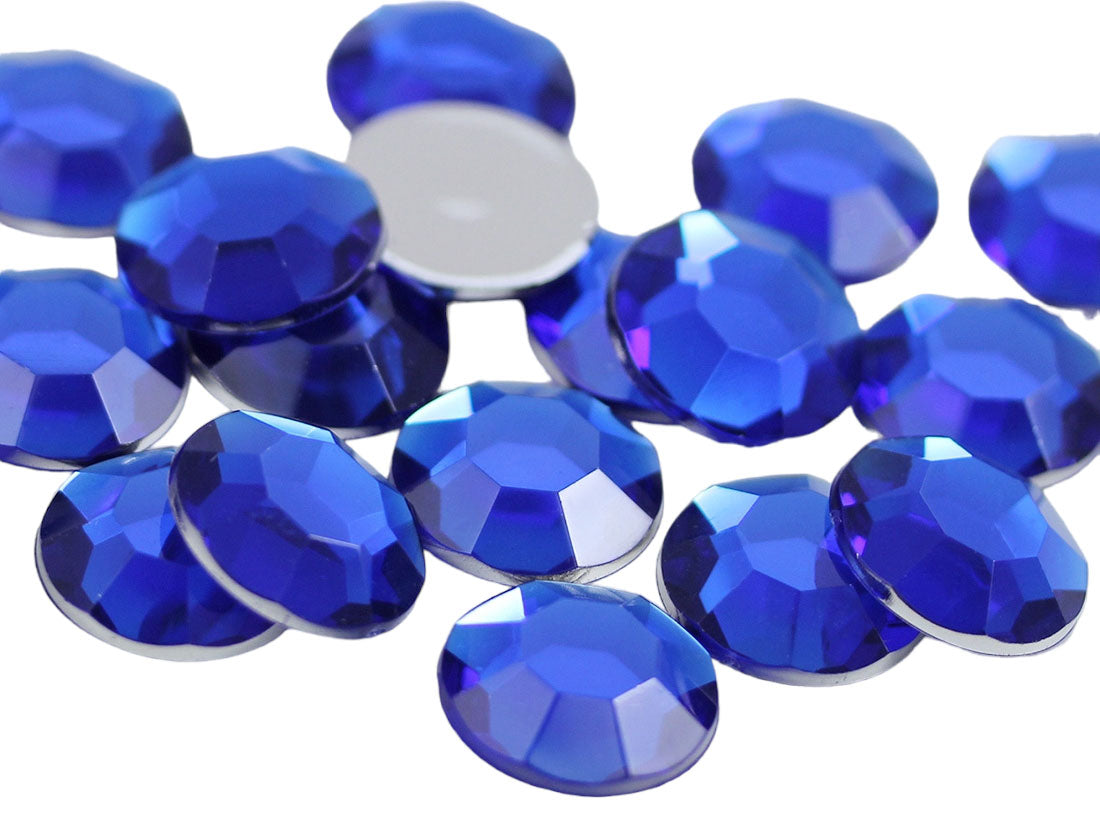 Blue Sapphire Flat Back Rhinestones