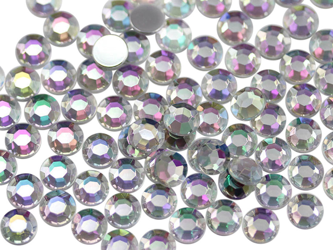 Crystal AB Flat Back Rhinestones
