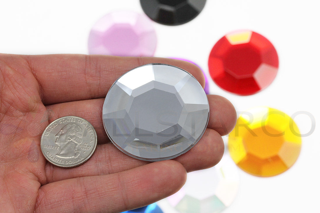 Crystal Clear Extra Large Flat Back Rhinestones