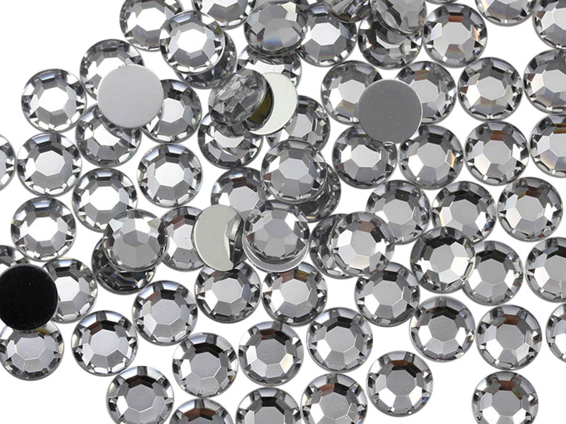 Crystal Clear Flat Back Rhinestones