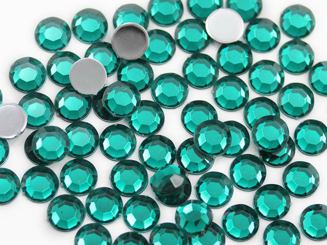Green Emerald MD2 Flat Back Rhinestones
