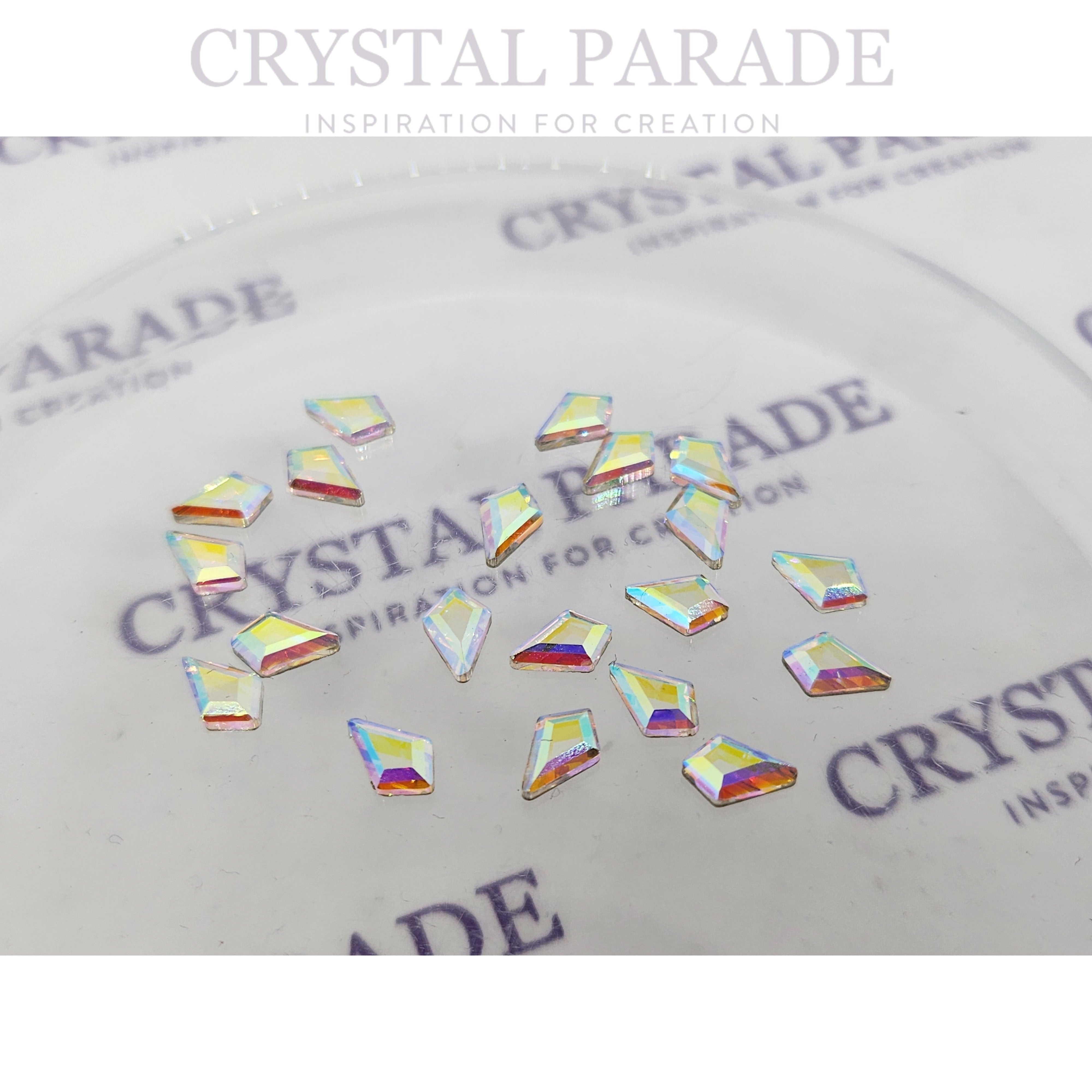 Zodiac Crystal Kite Shape 7mm AB - Pack of 20