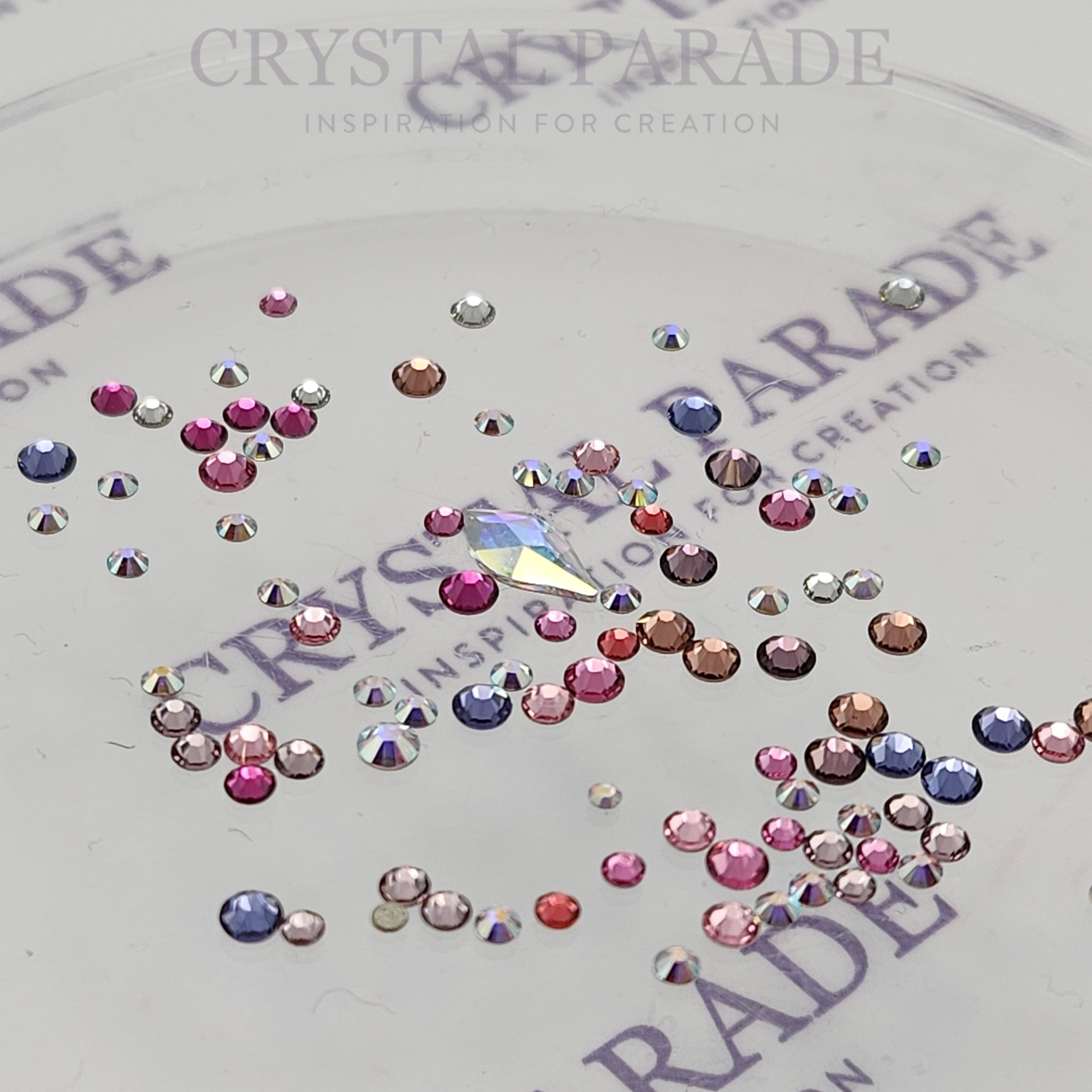 Swarovski Crystals Mixed Sizes - Pack of 100 Cute Mood + FREE Shape