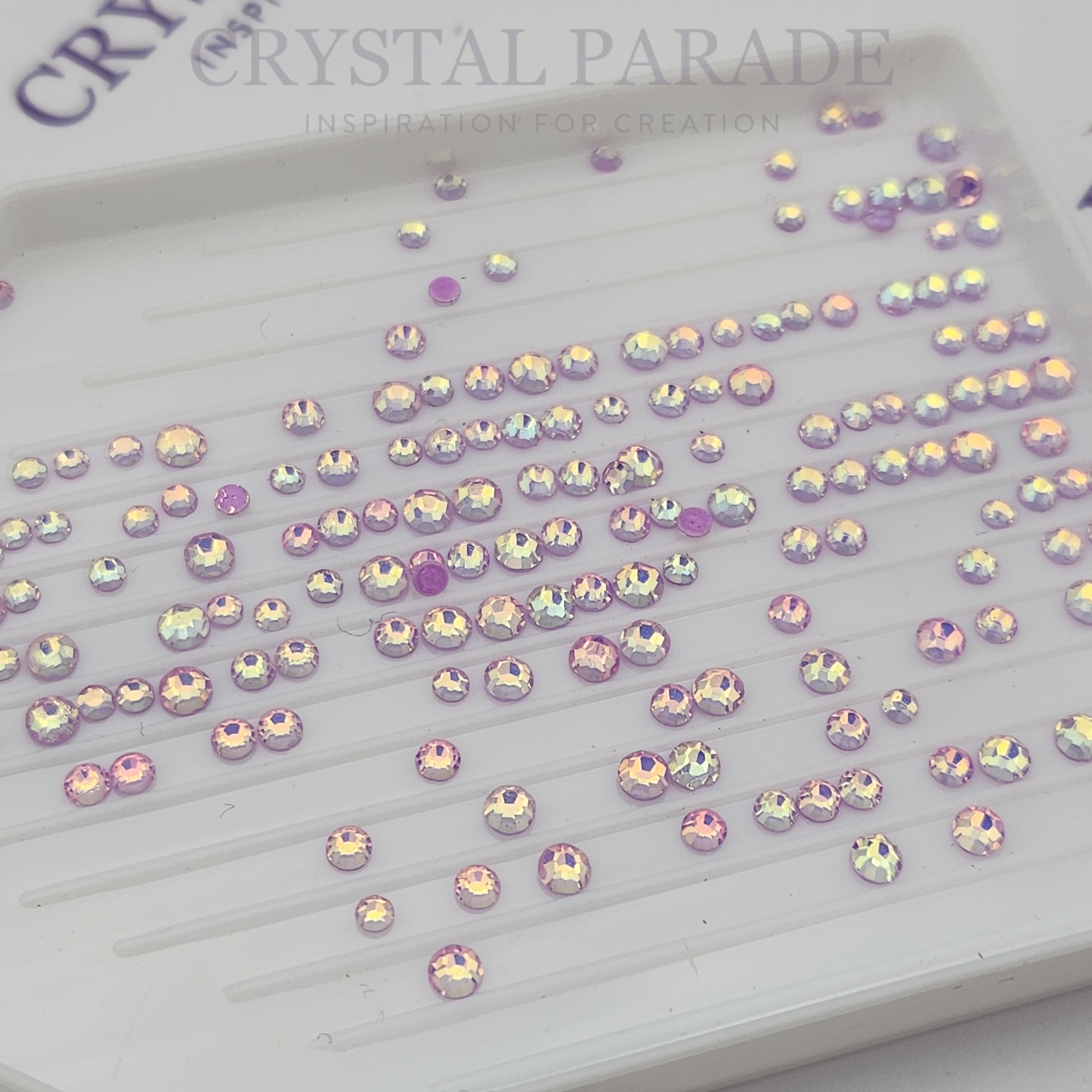 Zodiac Crystals Mixed Sizes Pack of 200 - Amethyst Luminous Opal