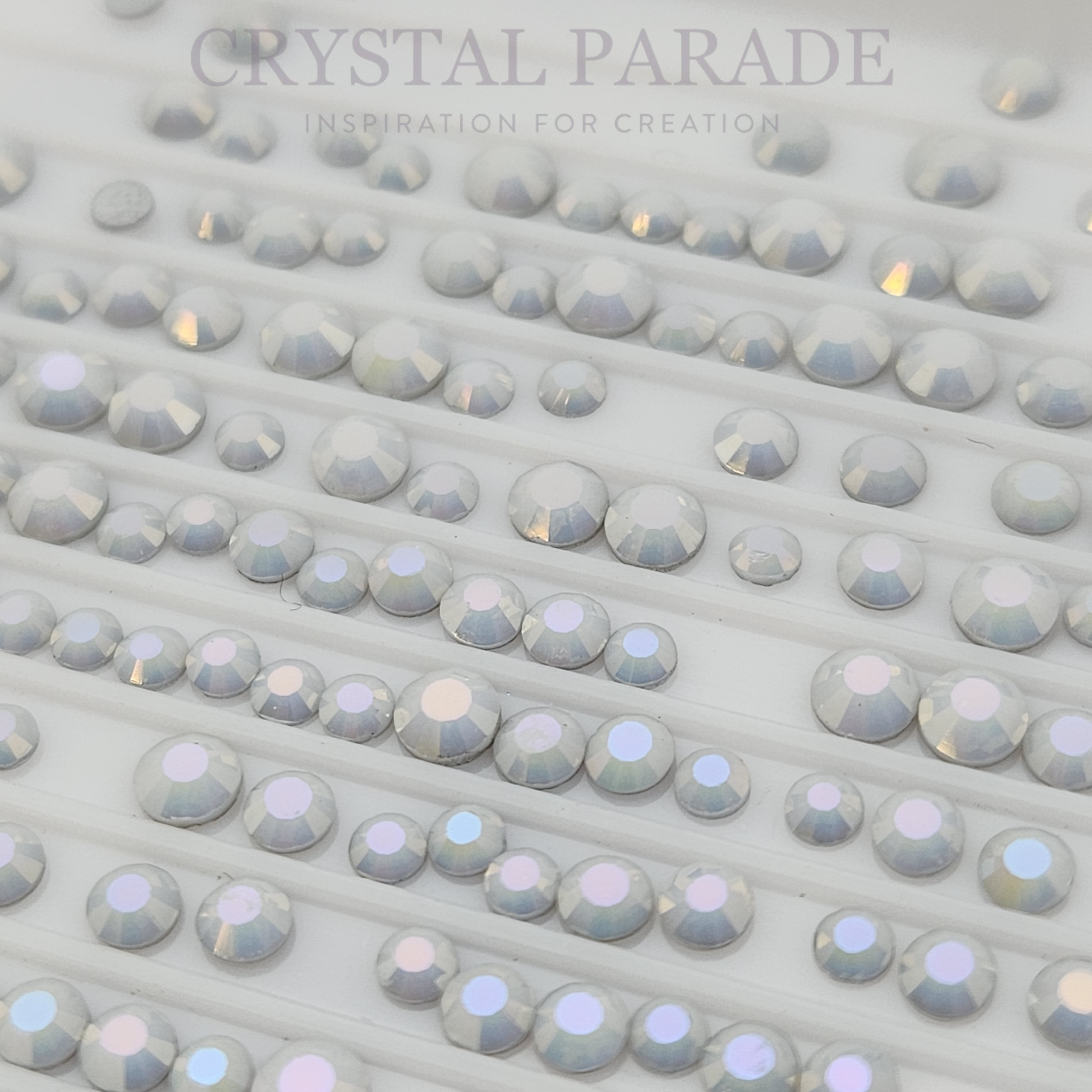 Zodiac Crystals Mixed Sizes Pack of 200 - Starlight White