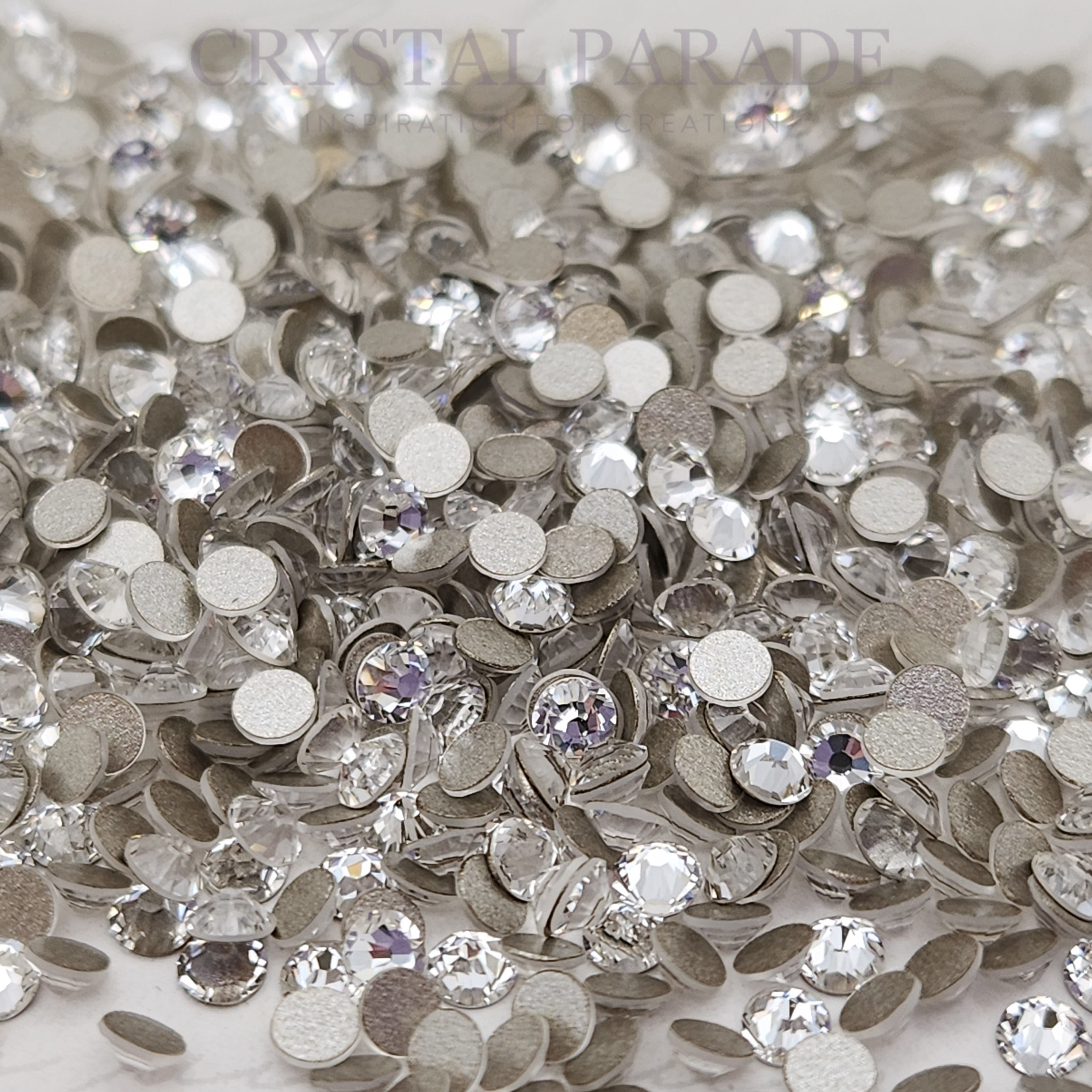 Genuinue Swarovski Crystals Mixed Sizes - Pack of 100 Clear