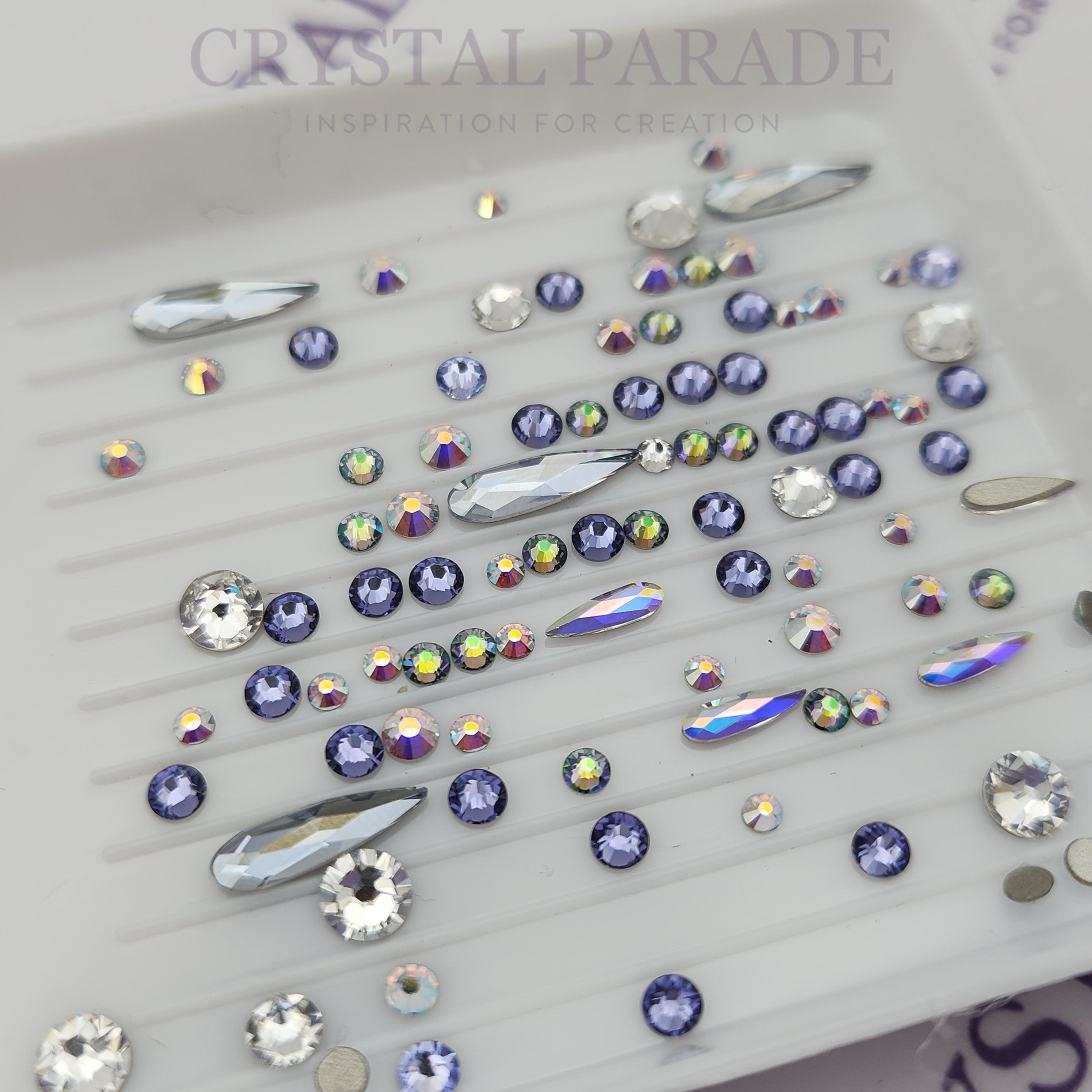 Swarovski Crystals & Raindrops Pack of 100 - April Showers