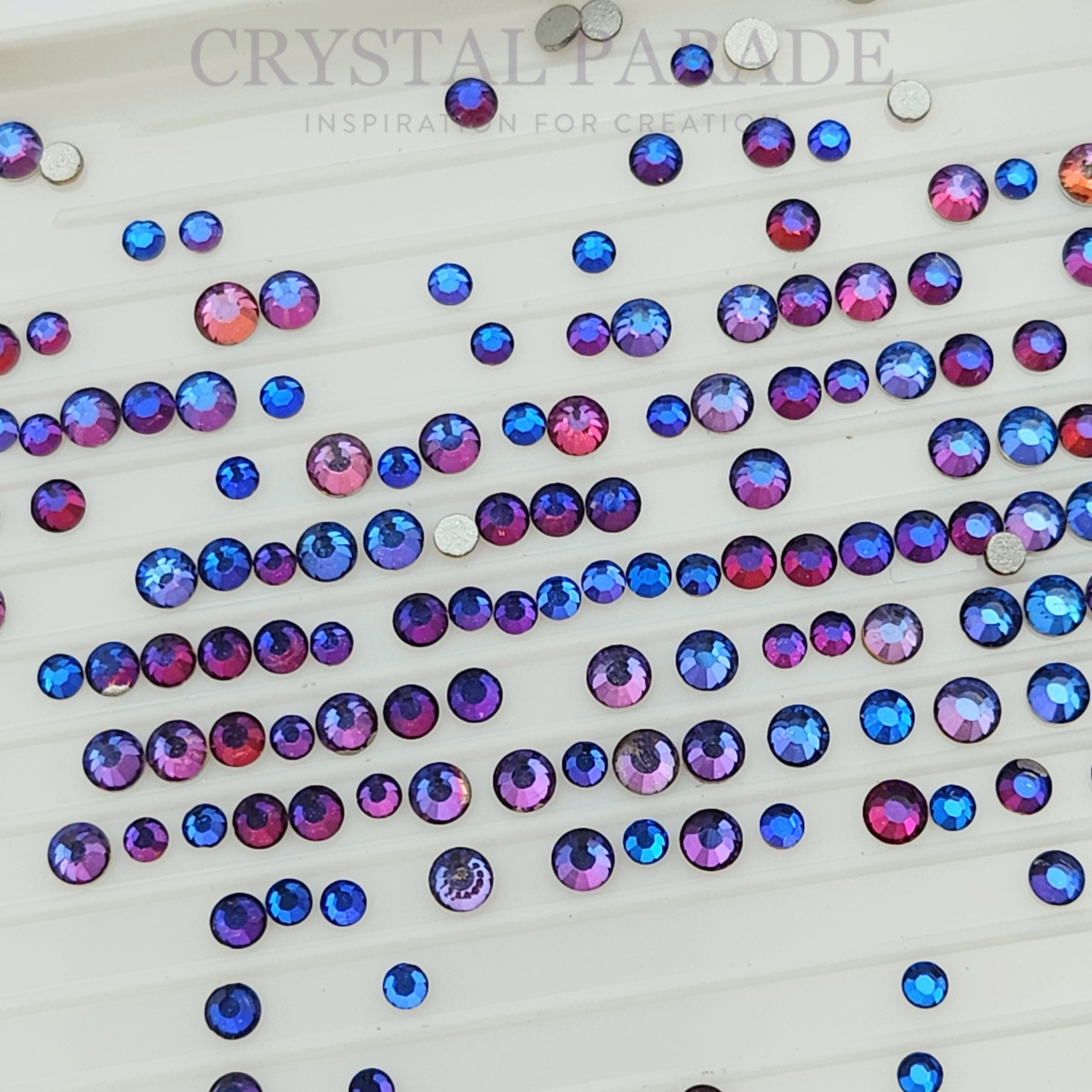 Zodiac Crystals Mixed Sizes Pack of 200 - Blue Volcano