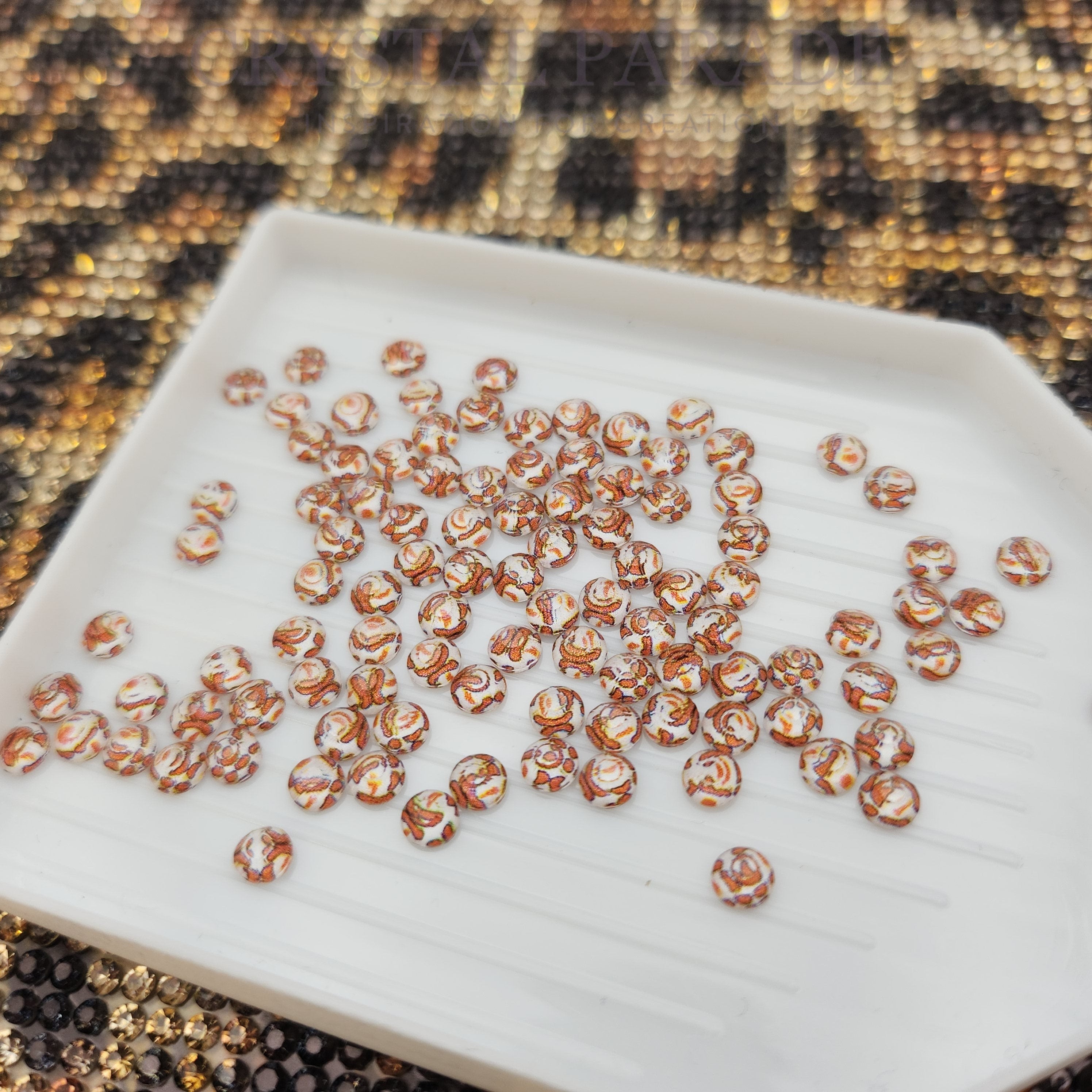 Luna Non Hotfix Rhinestones - Leopard Print