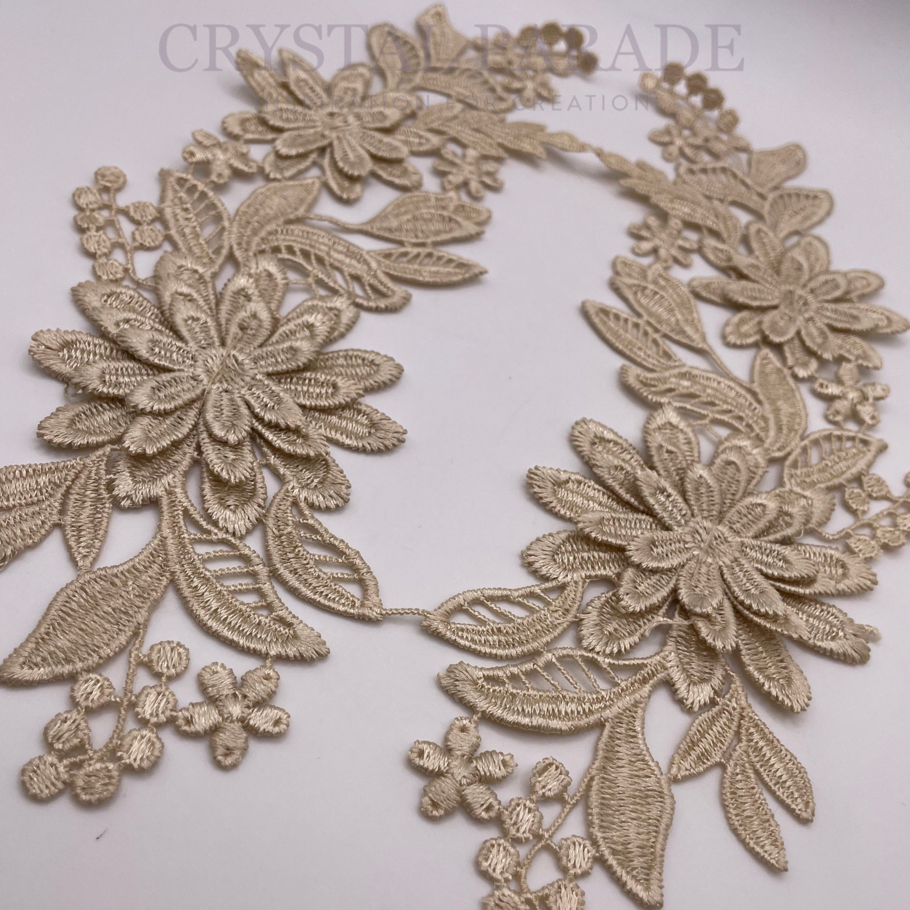 Zodiac Costume Applique Pair - Ivory