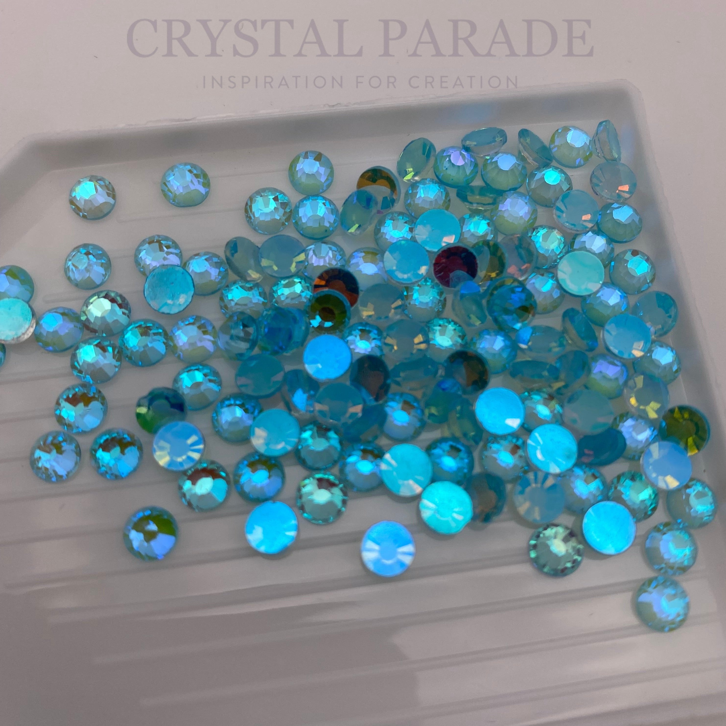 Luna Non Hotfix Crystals -Aquamarine Aurora Pack of 750
