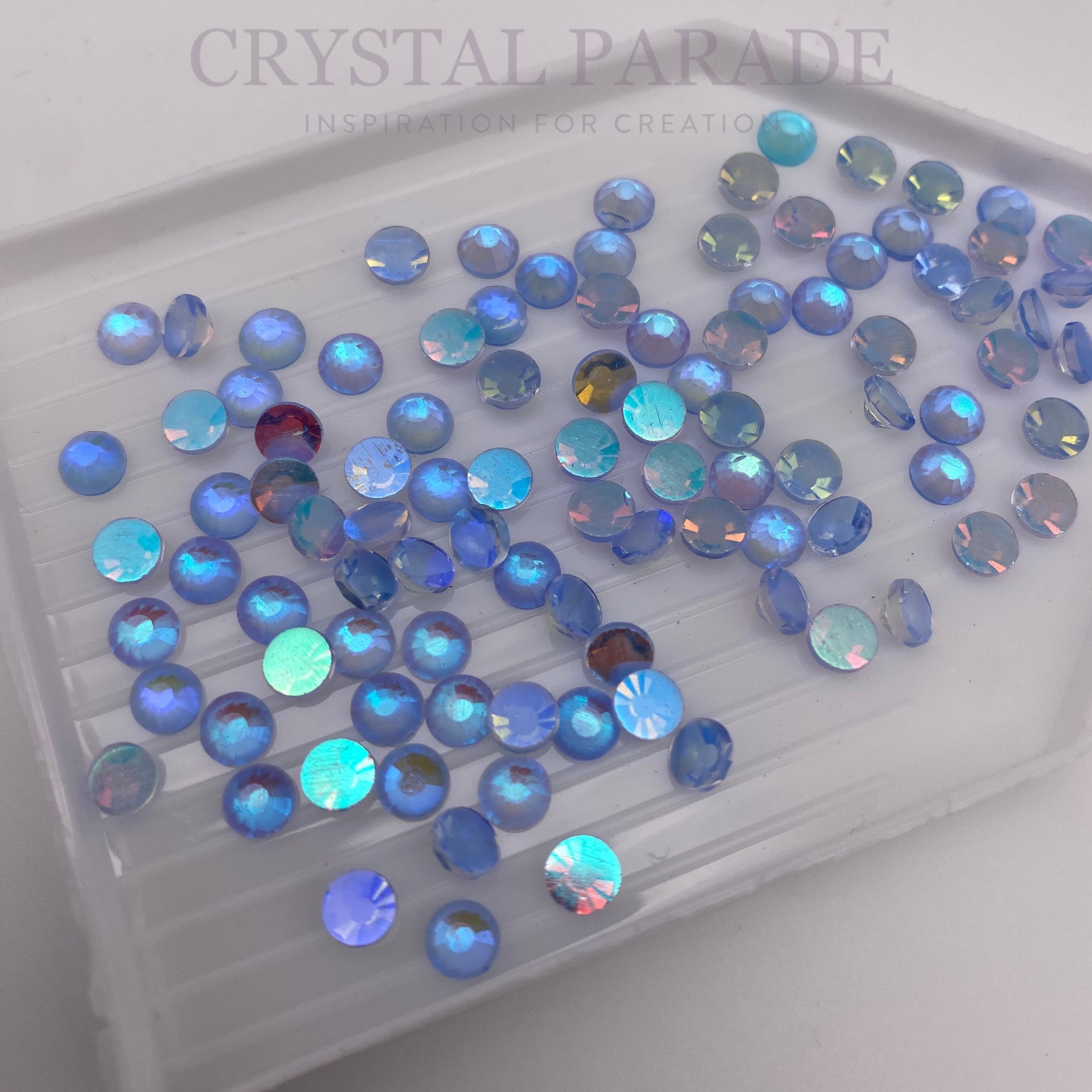 Luna Non Hotfix Crystals -Light Sapphire Aurora Pack of 750