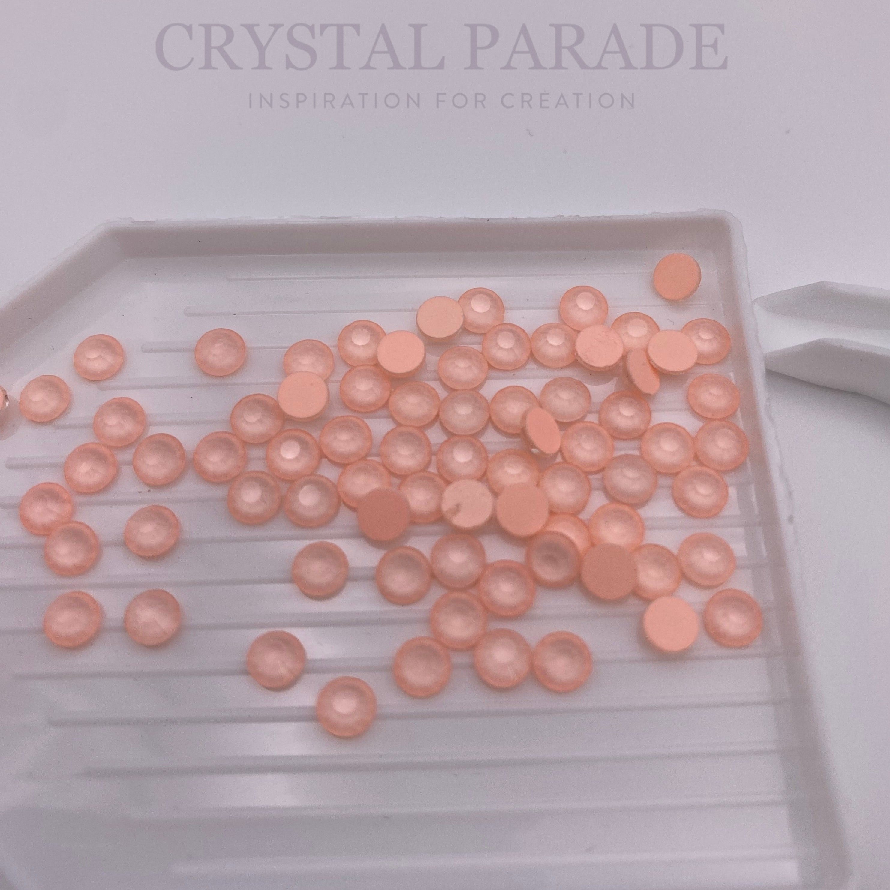 Luna Non Hotfix Rhinestones - Neon Peach Pack of 750