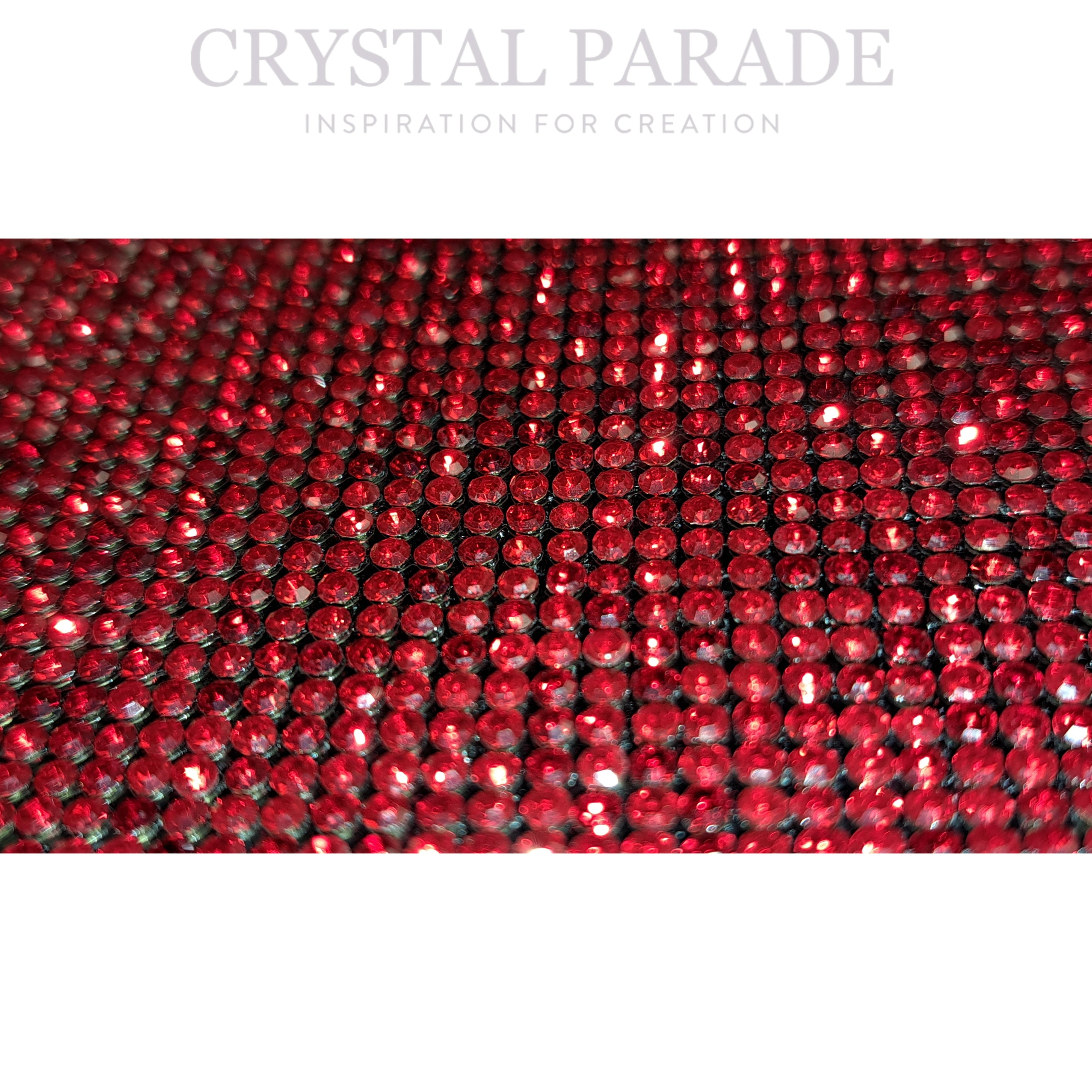 Hotfix Transfer Rhinestone Sheet SS8 (2.7mm) Red - 24cm x 20cm