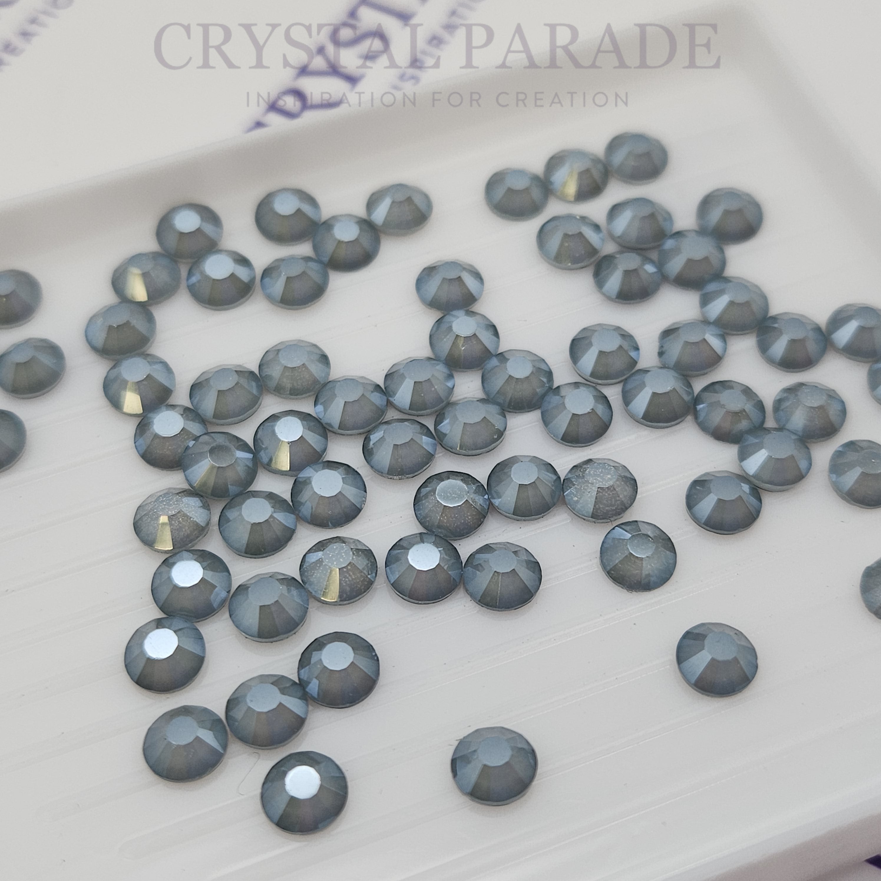 SALE - Luna Non Hotfix Crystals - Light Grey Mocha