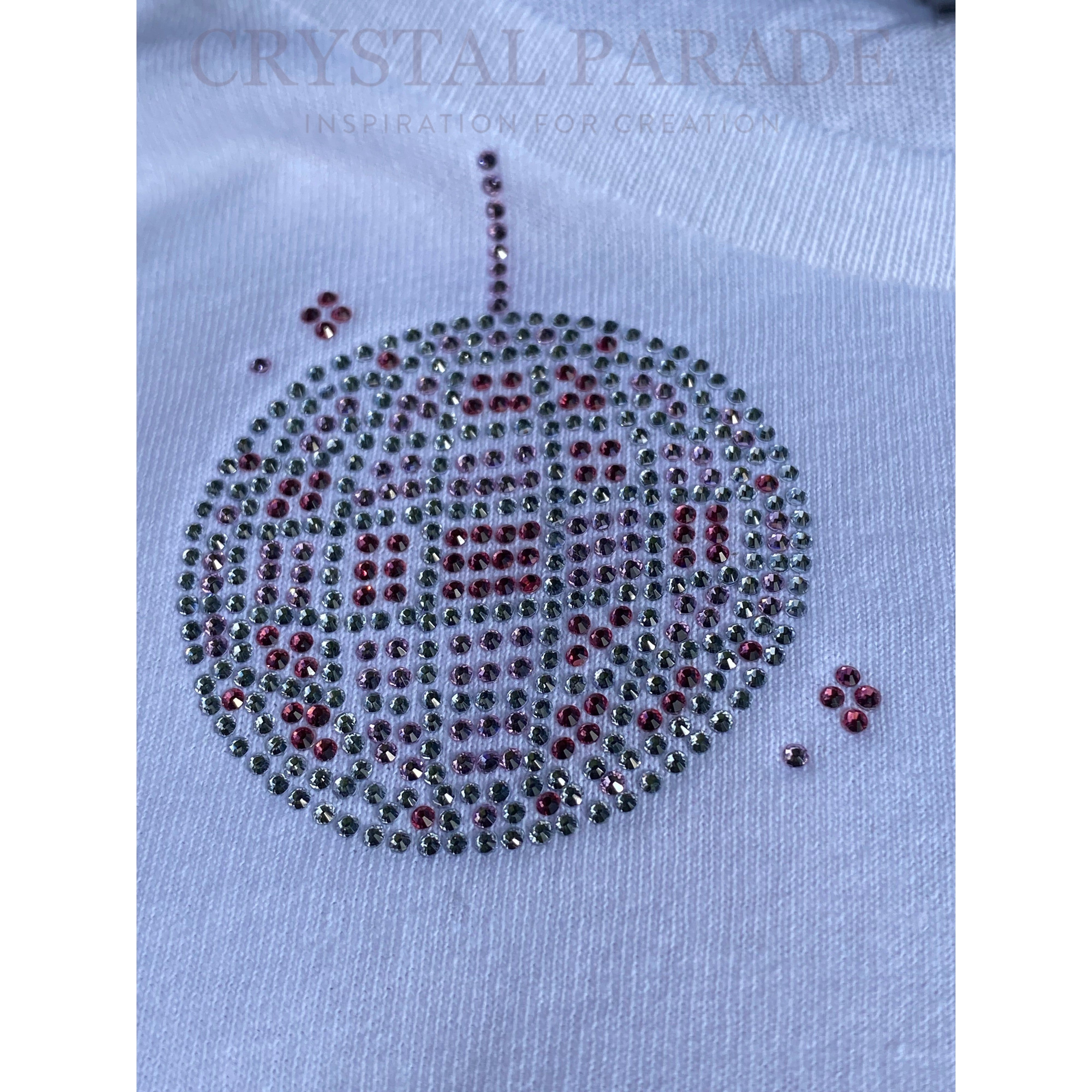 Zodiac Hotfix Crystal Iron on Transfers - Pink Mirrorball