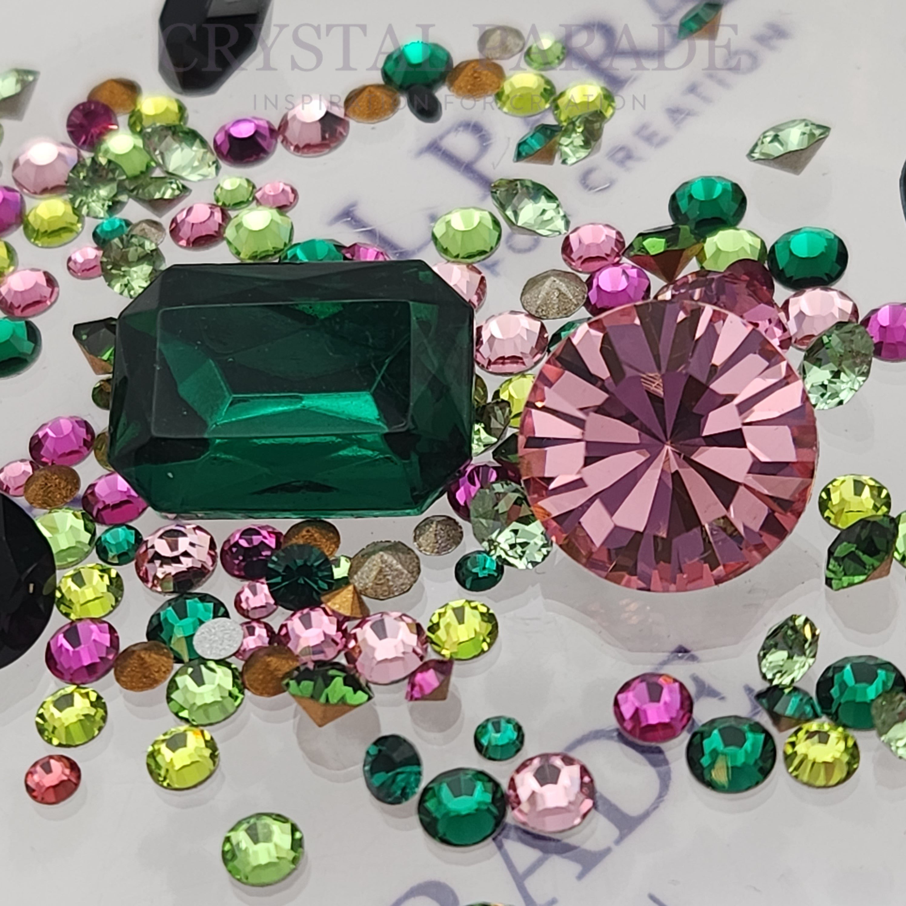 Swarovski and Preciosa Bumper 3D Crystal Mix - Wicked!