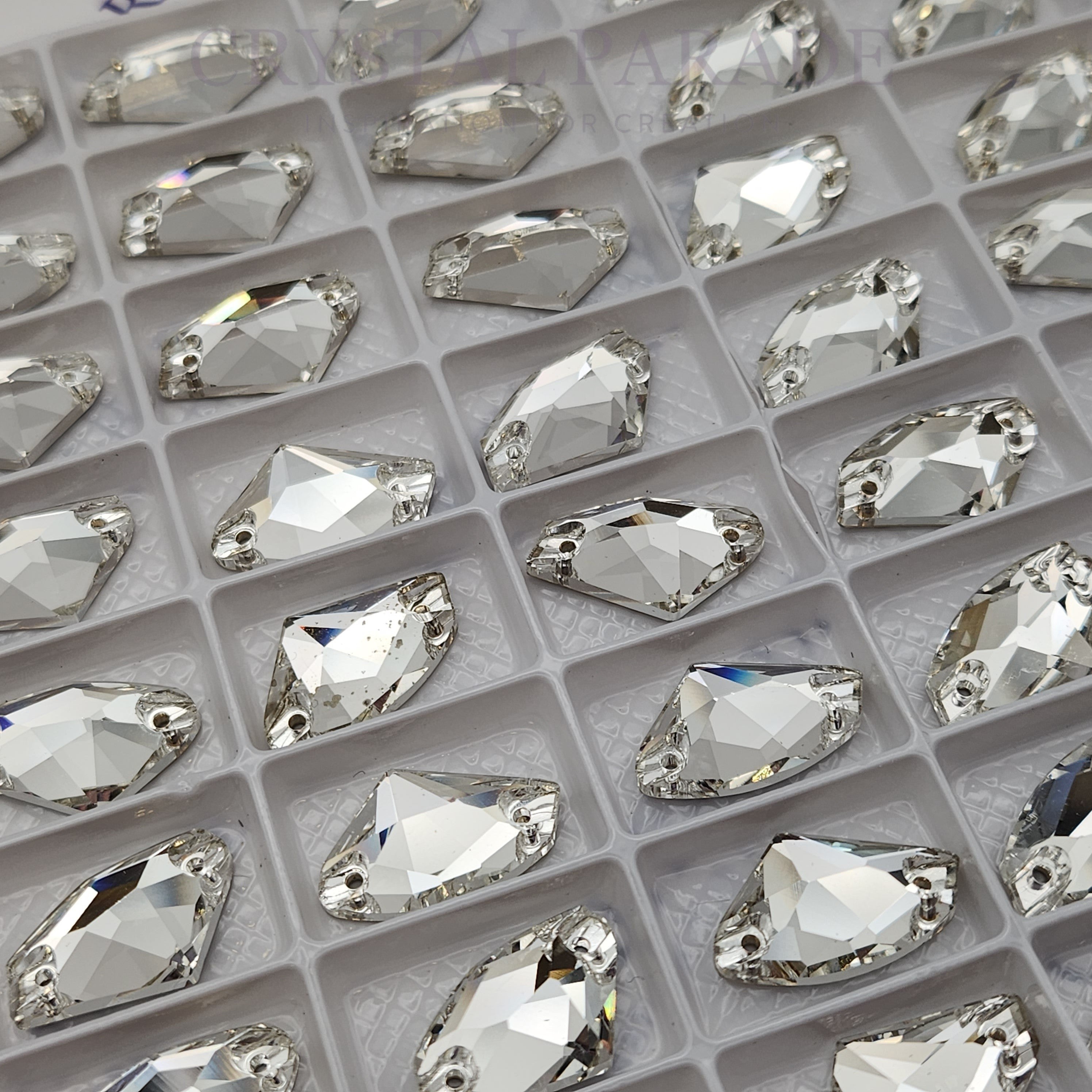 Zodiac Crystal Galactic Sew on Stone - Clear