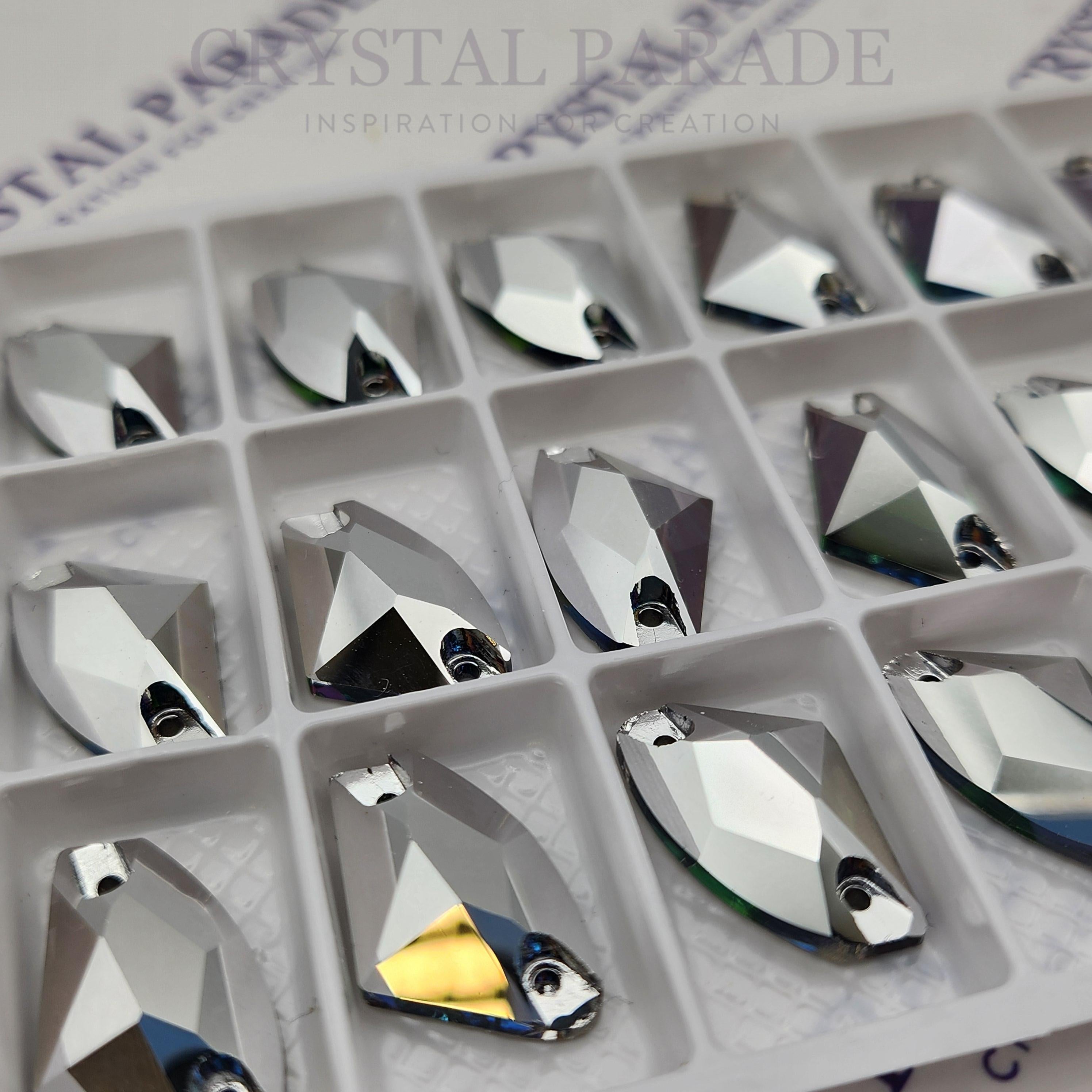 Zodiac Crystal Galactic Sew on Stone - Mine Silver