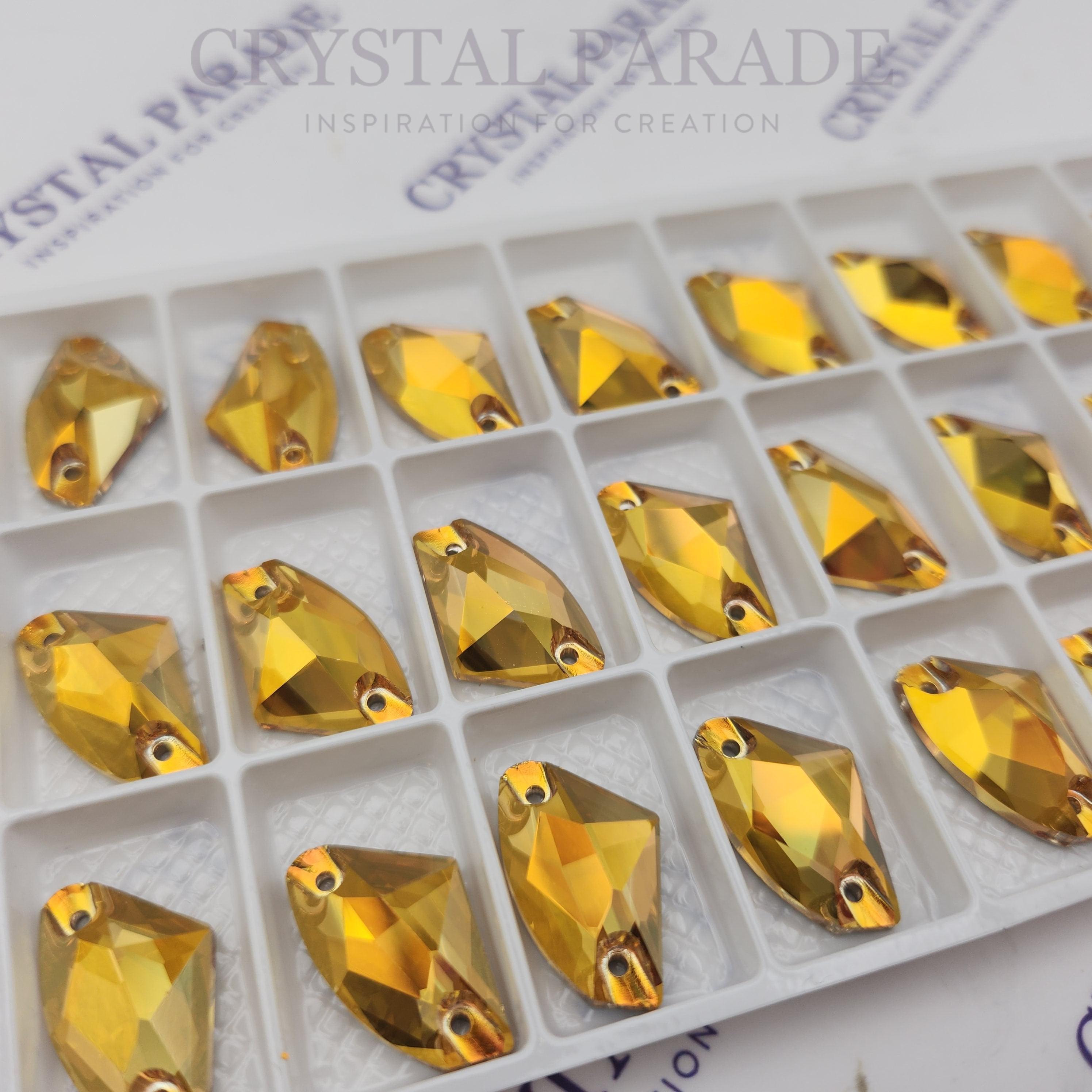 Zodiac Crystal Galactic Sew on Stone - Sunshine