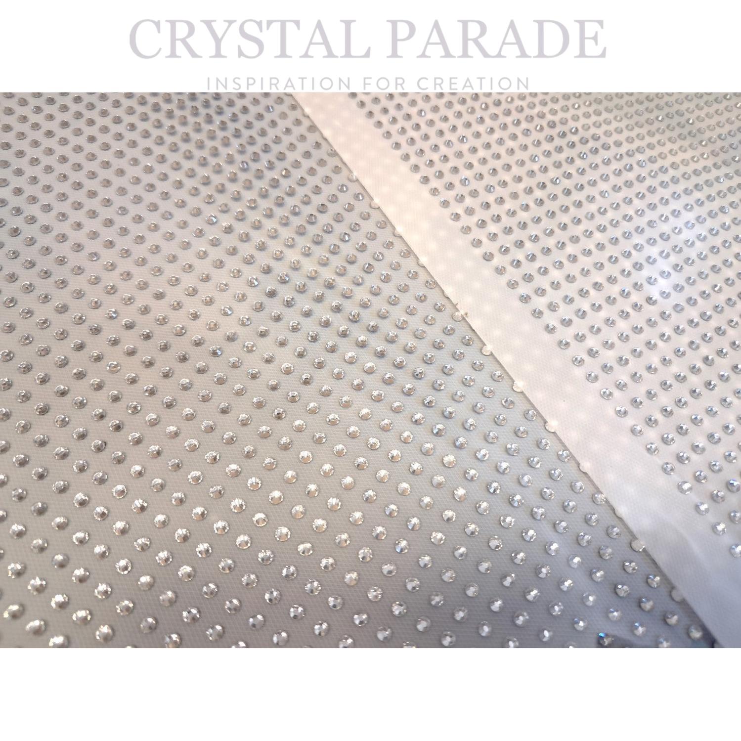 Hotfix Transfer Rhinestone Sheet SS16 (4mm) Clear - A4