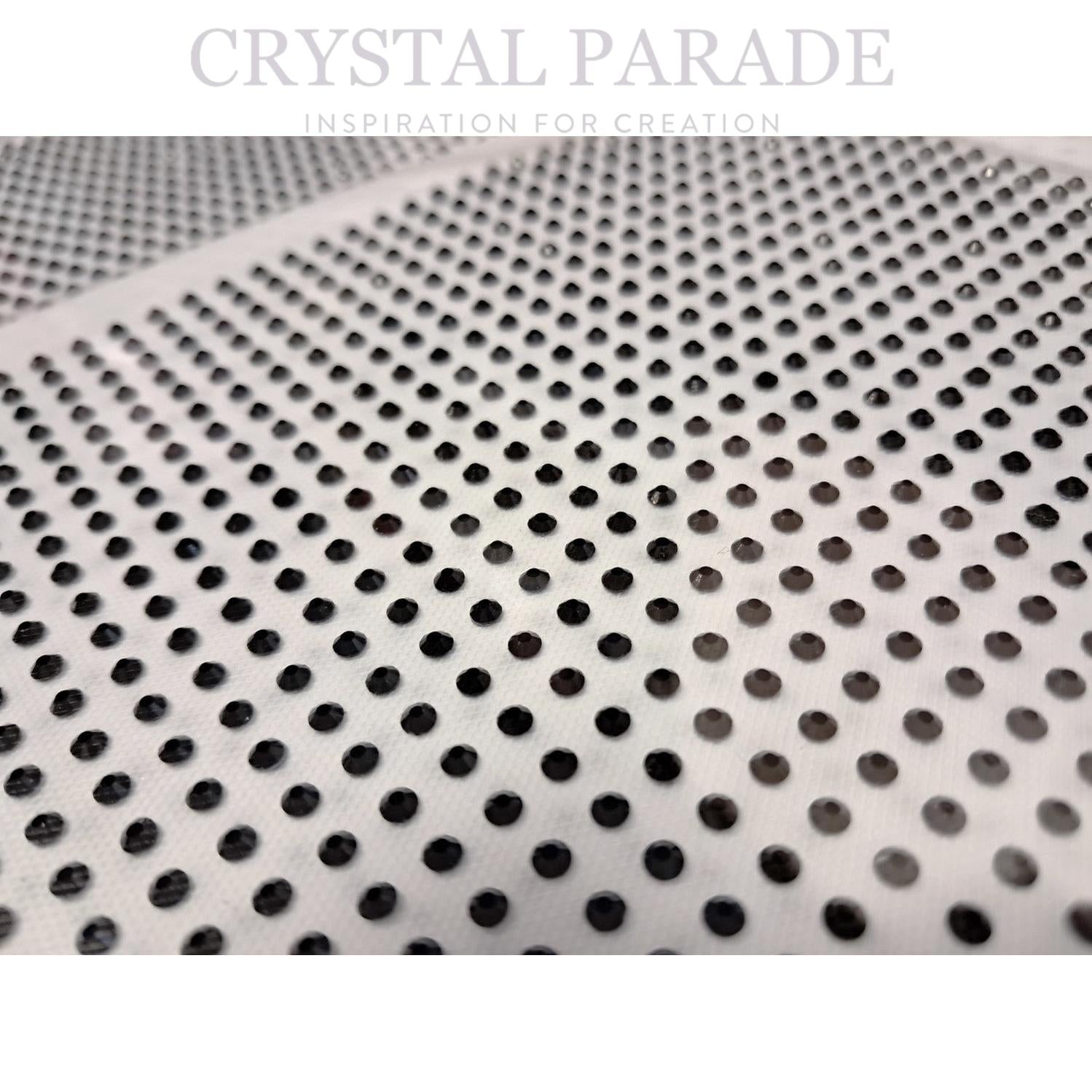 Hotfix Transfer Rhinestone Sheet SS16 (4mm) Jet - A4