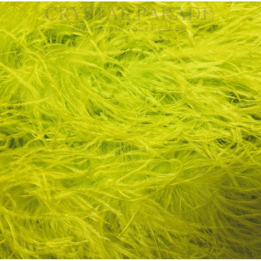 Ostrich Feather Boa 5ply - Lime 1 mtr