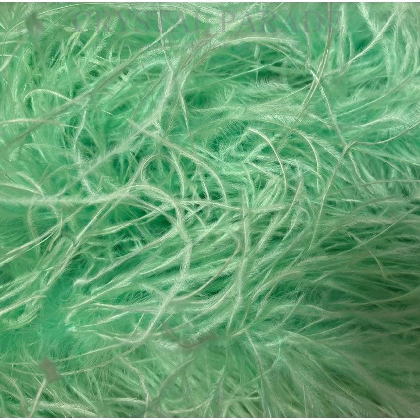 Ostrich Feather Boa 5ply - Mint 1 mtr