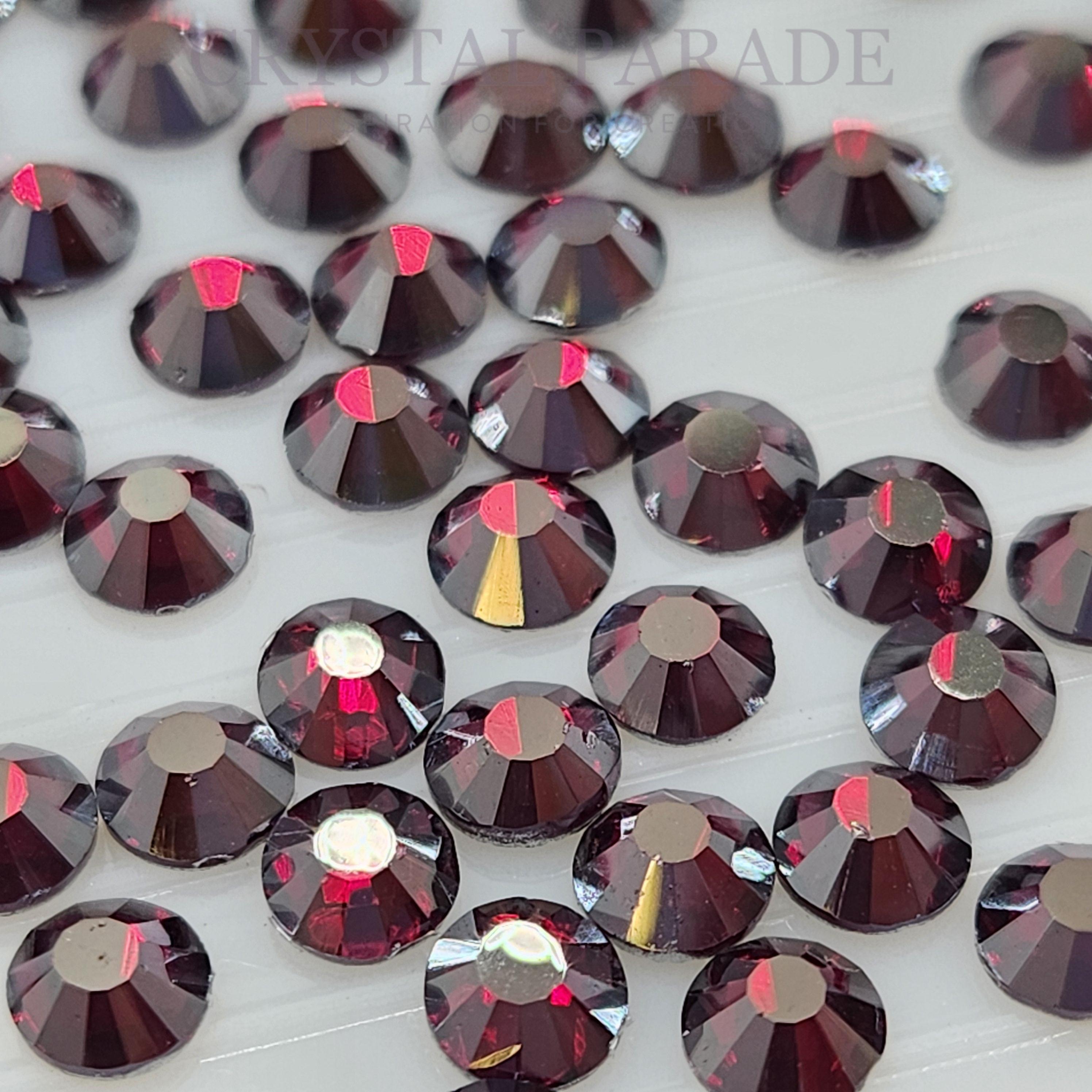 Luna Non Hotfix Rhinestones - Dark Siam Satin