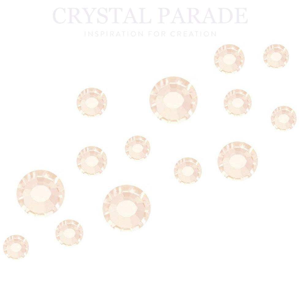 Preciosa No Hot Fix Crystals Mixed Sizes - Pack of 200 Light Gold Quartz