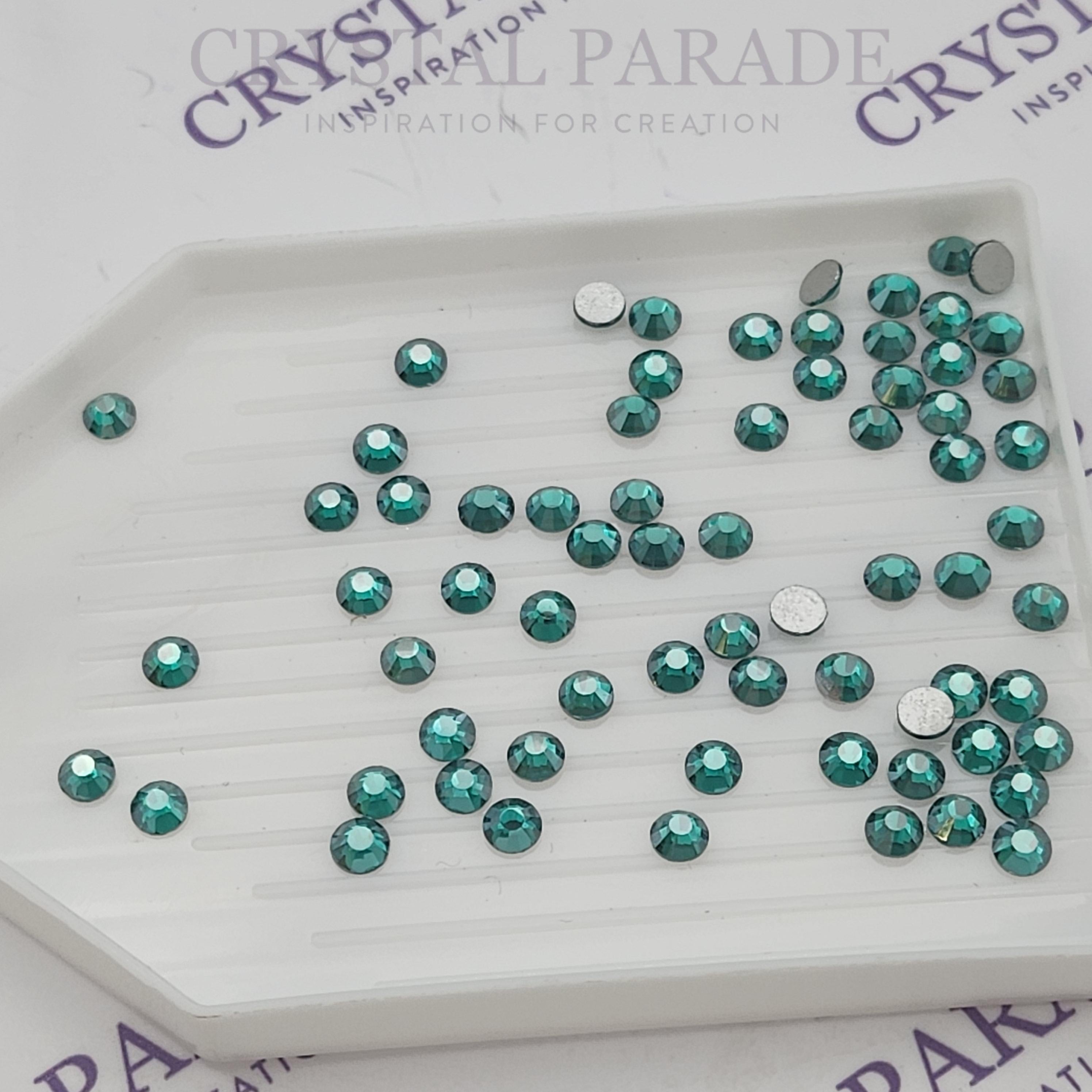 Luna Non Hotfix Rhinestones - Blue Zircon Satin