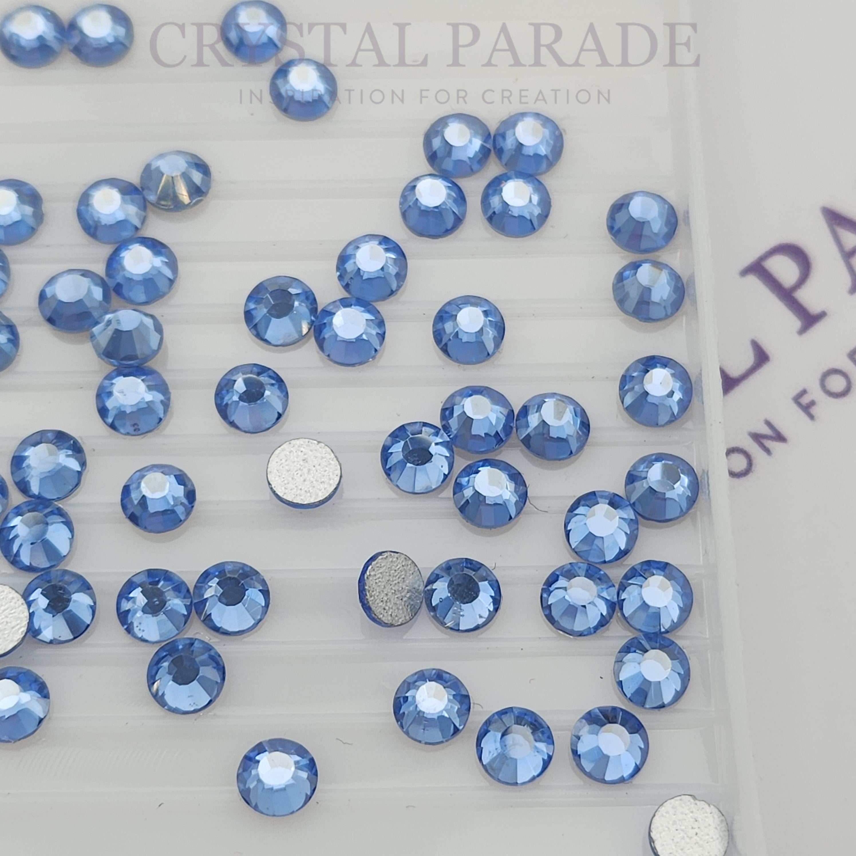 Luna Non Hotfix Rhinestones - Light Sapphire Satin